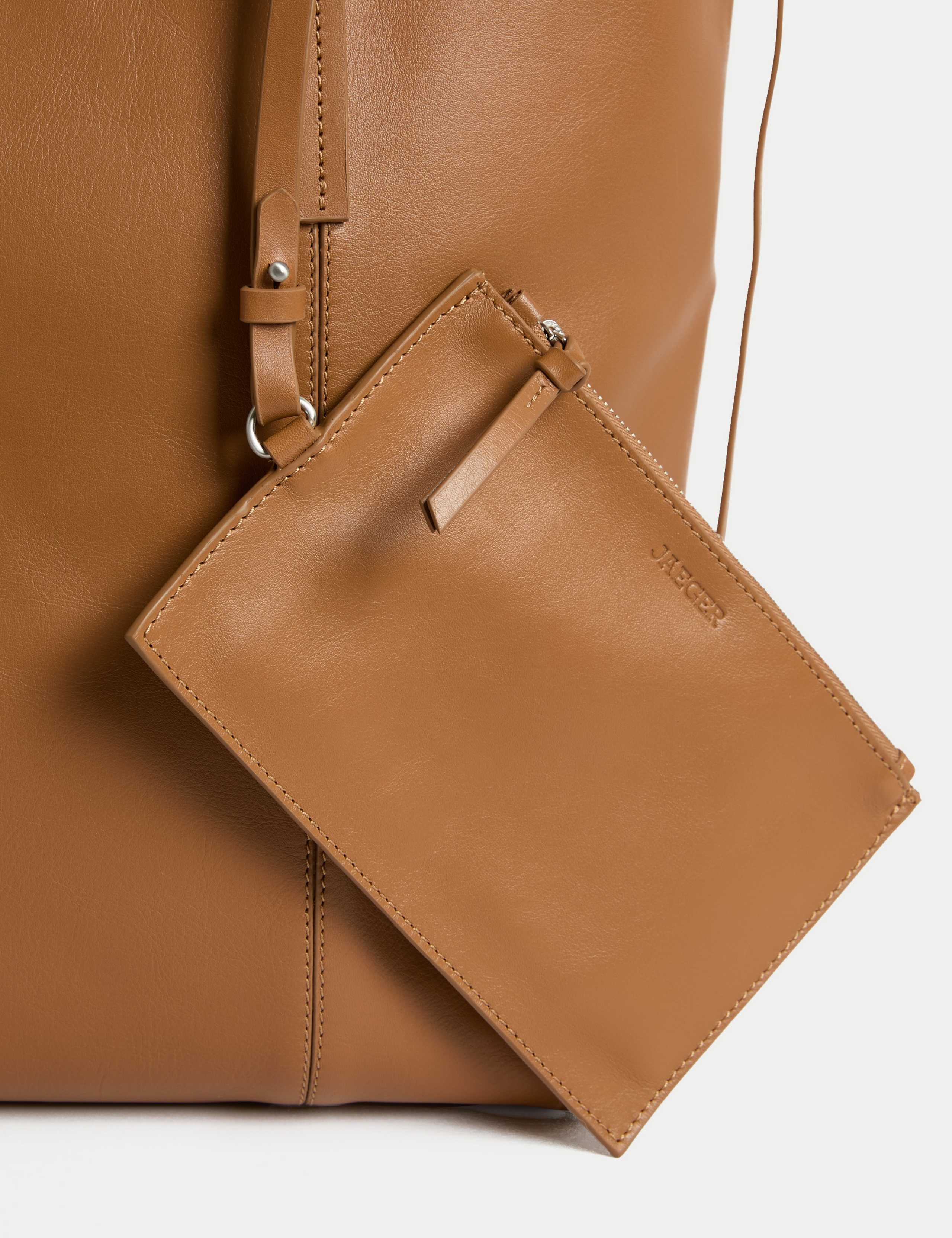 Leather Tote Bag 2 of 8