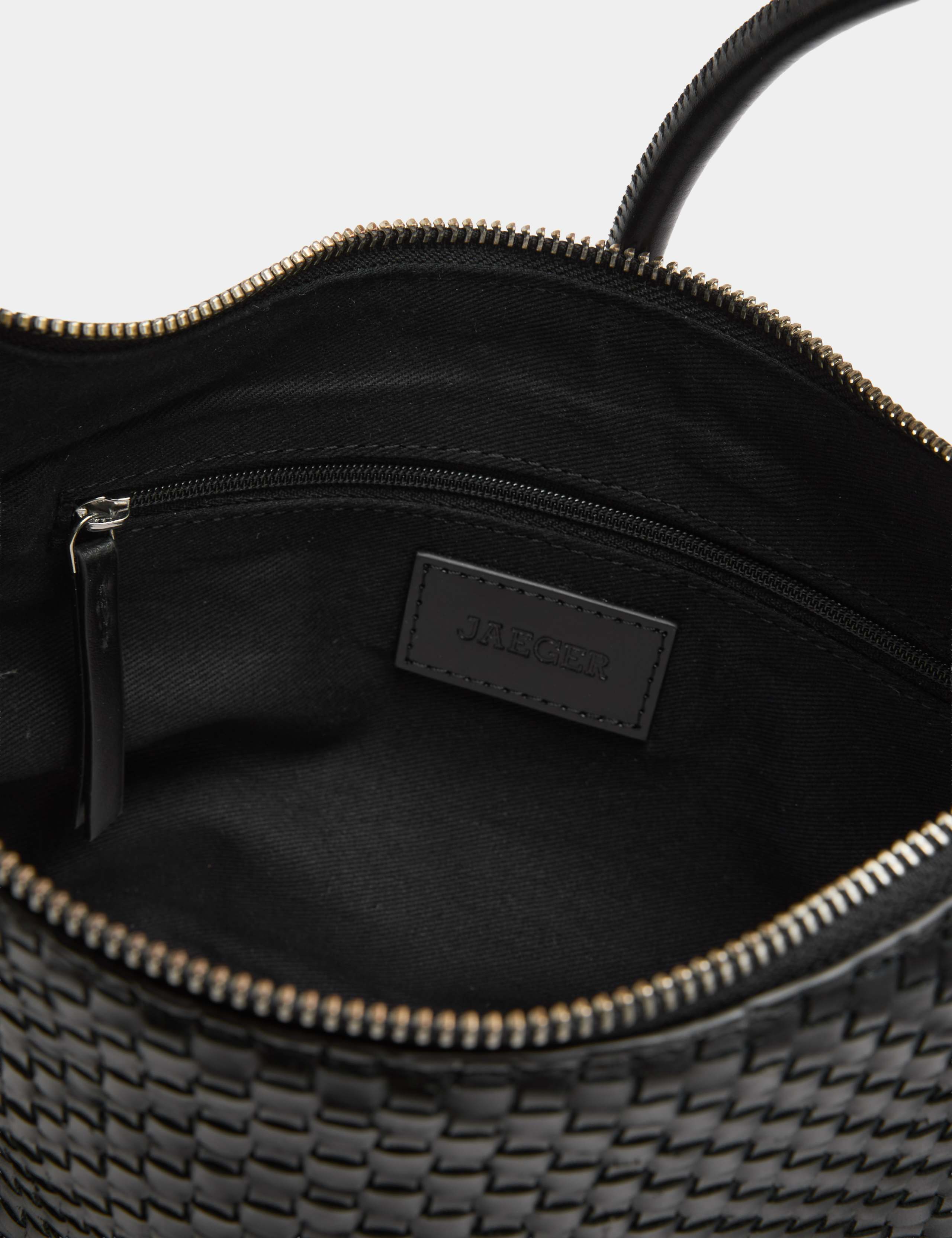 Leather Woven Knotted Shoulder Bag 4 of 4