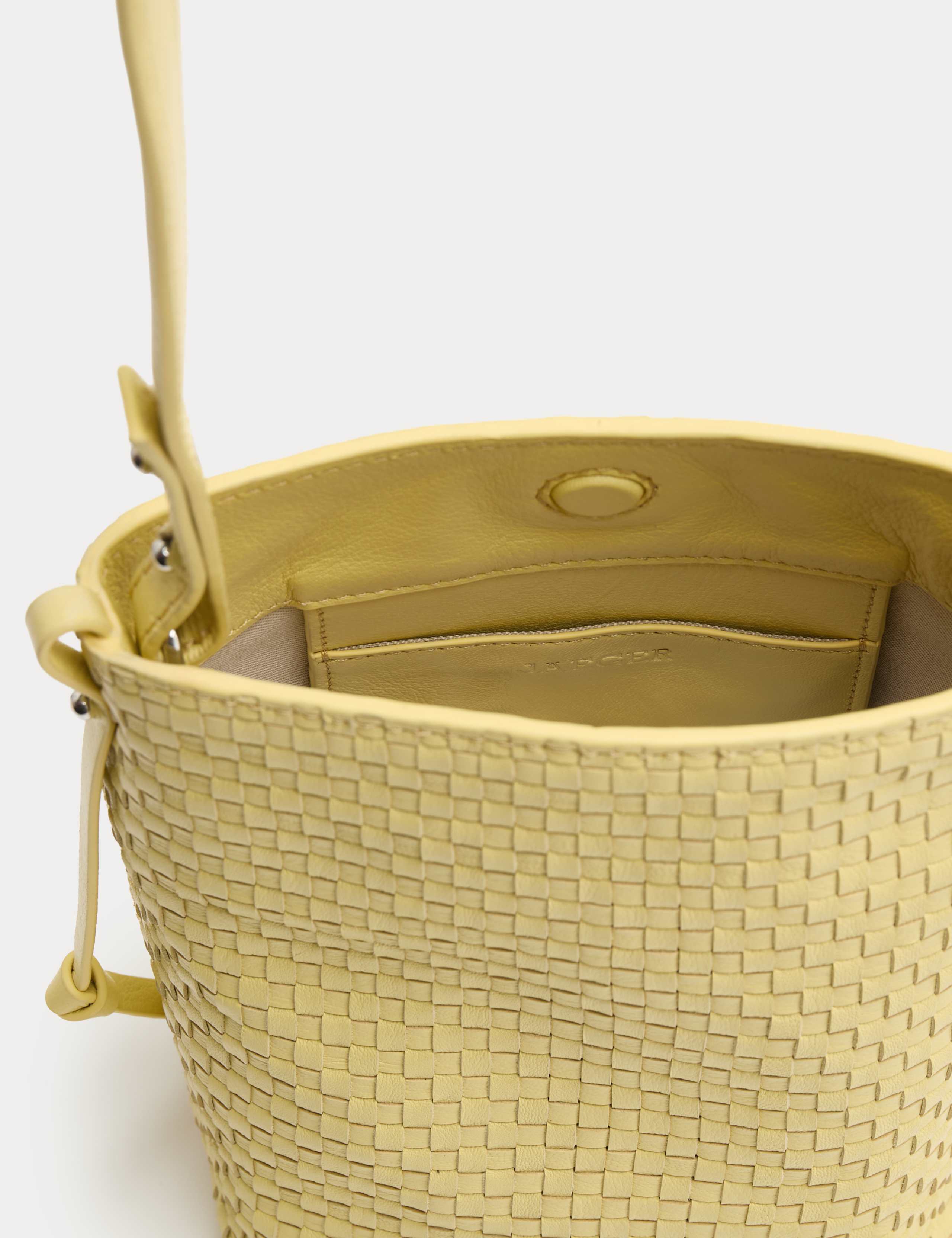 Leather Lattice Cross Body Bag 3 of 4