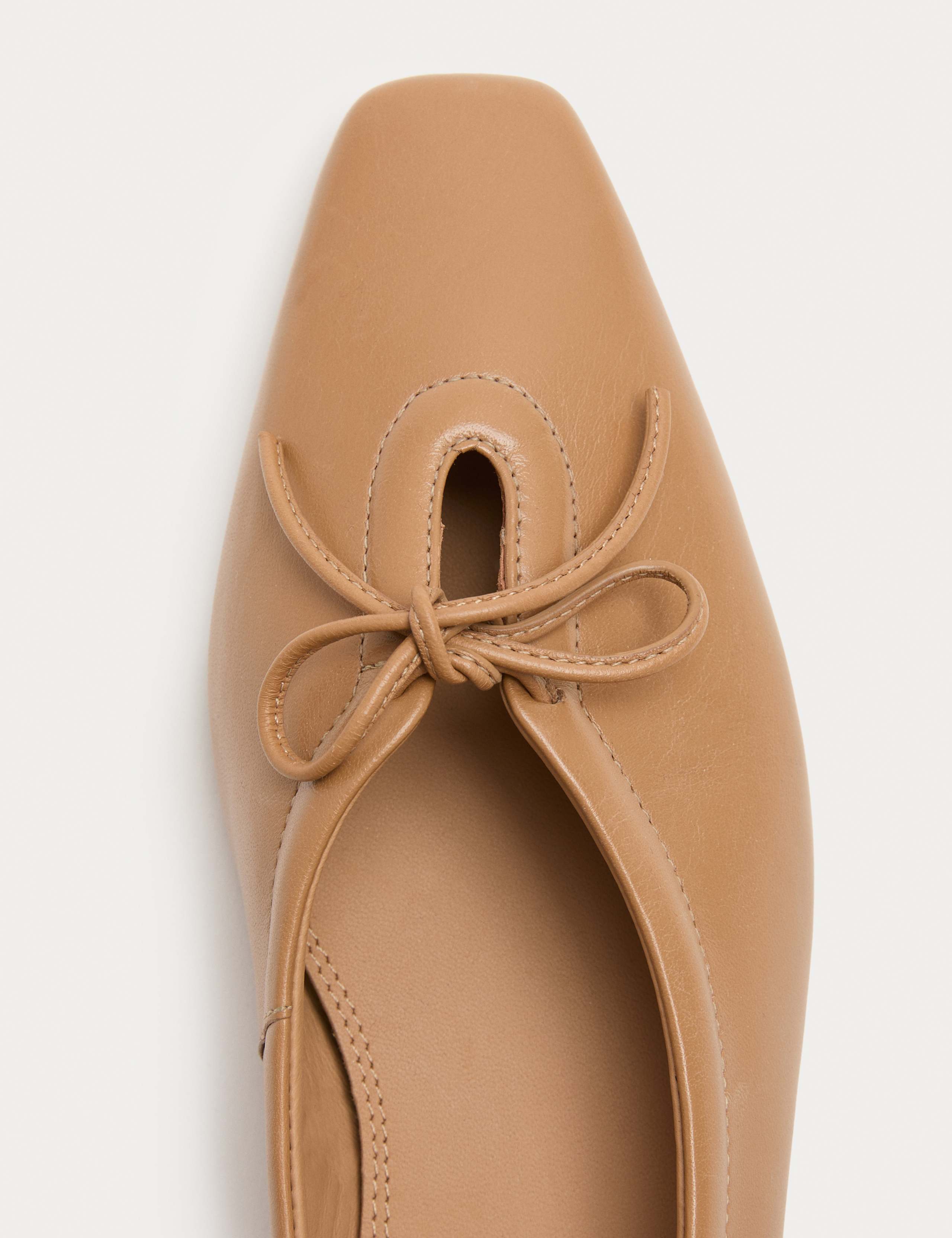 Leather Slip On Flat Pumps 3 of 3