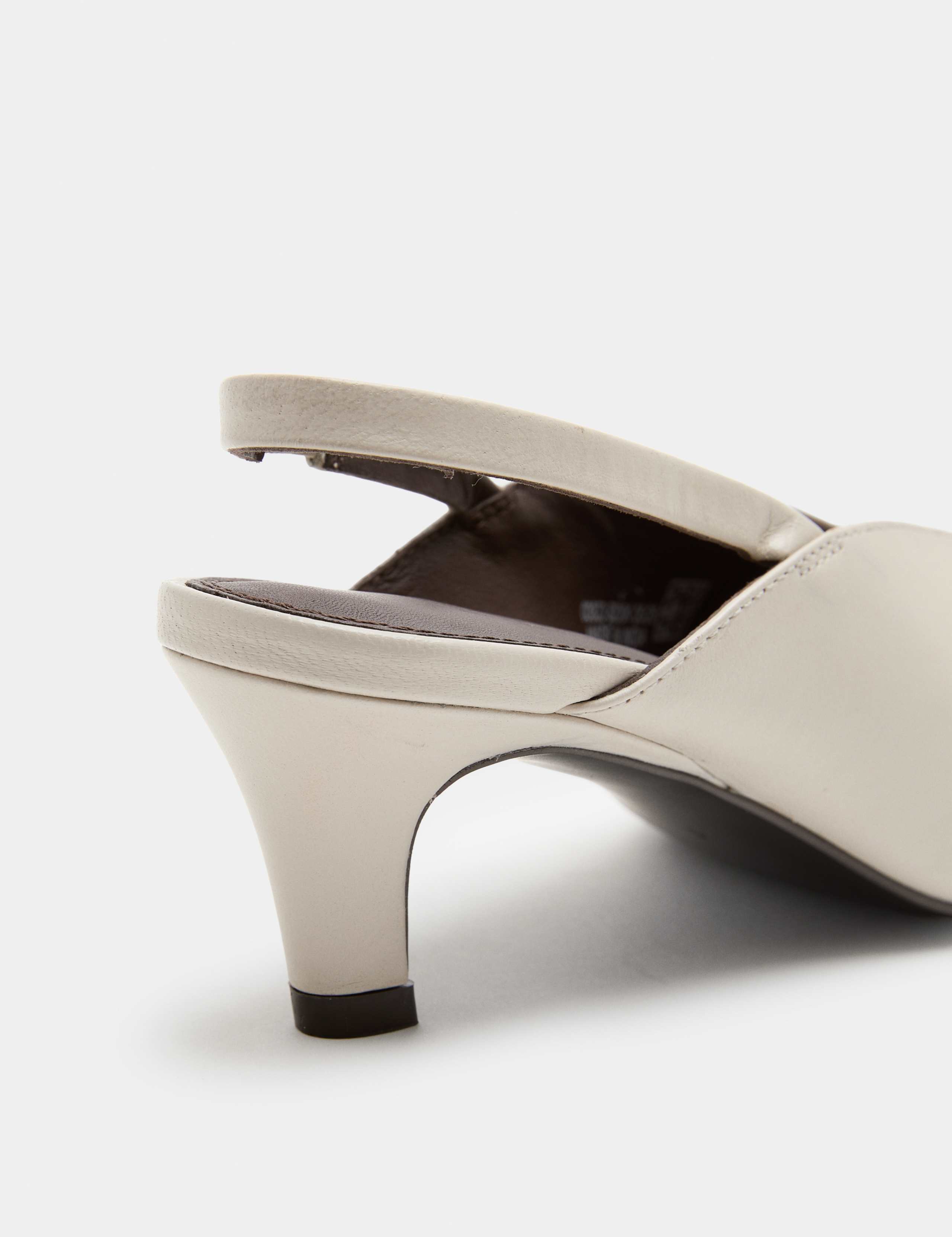 Square Toe Kitten Heel Slingback Shoe 3 of 3