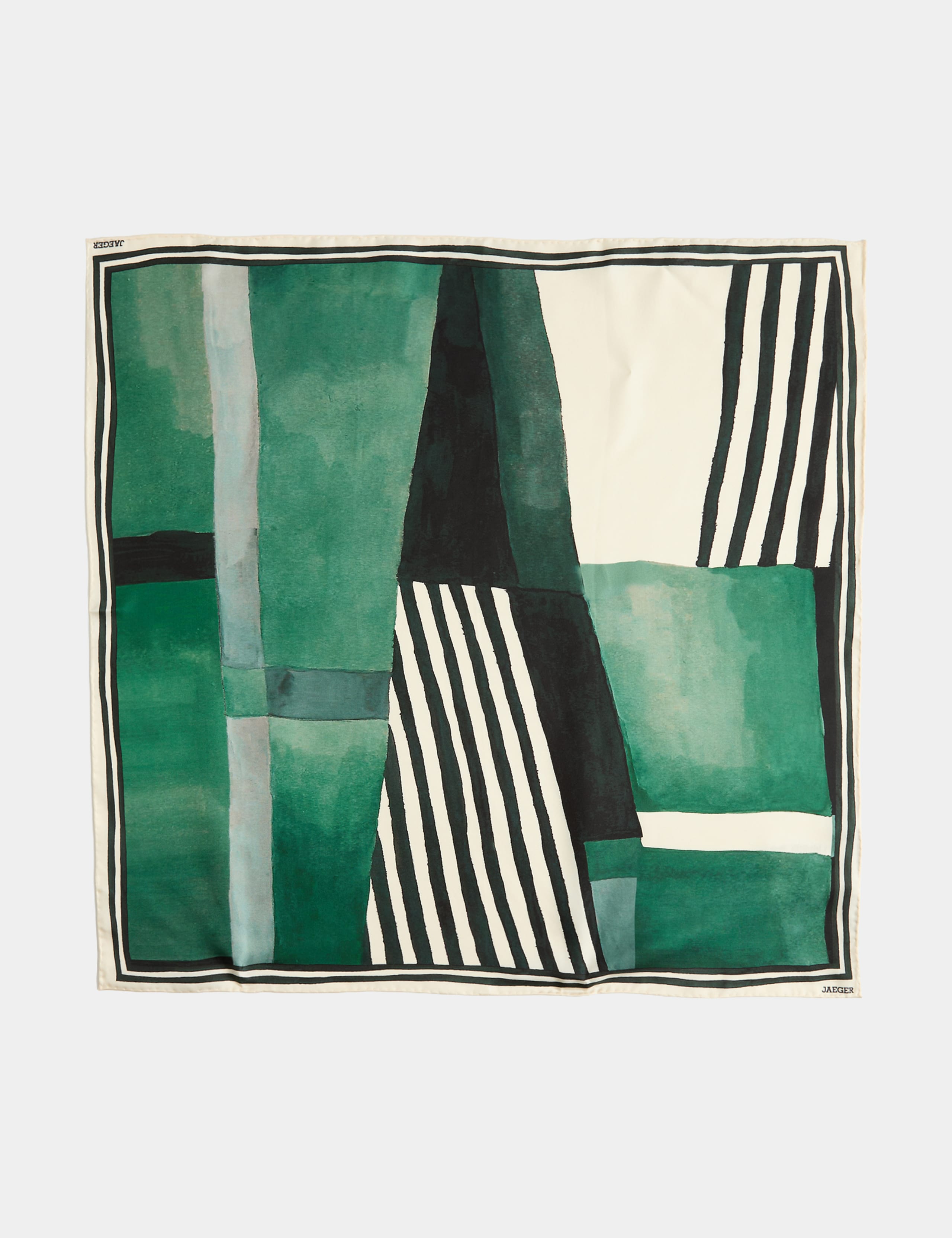 Pure Silk Striped Scarf 2 of 4