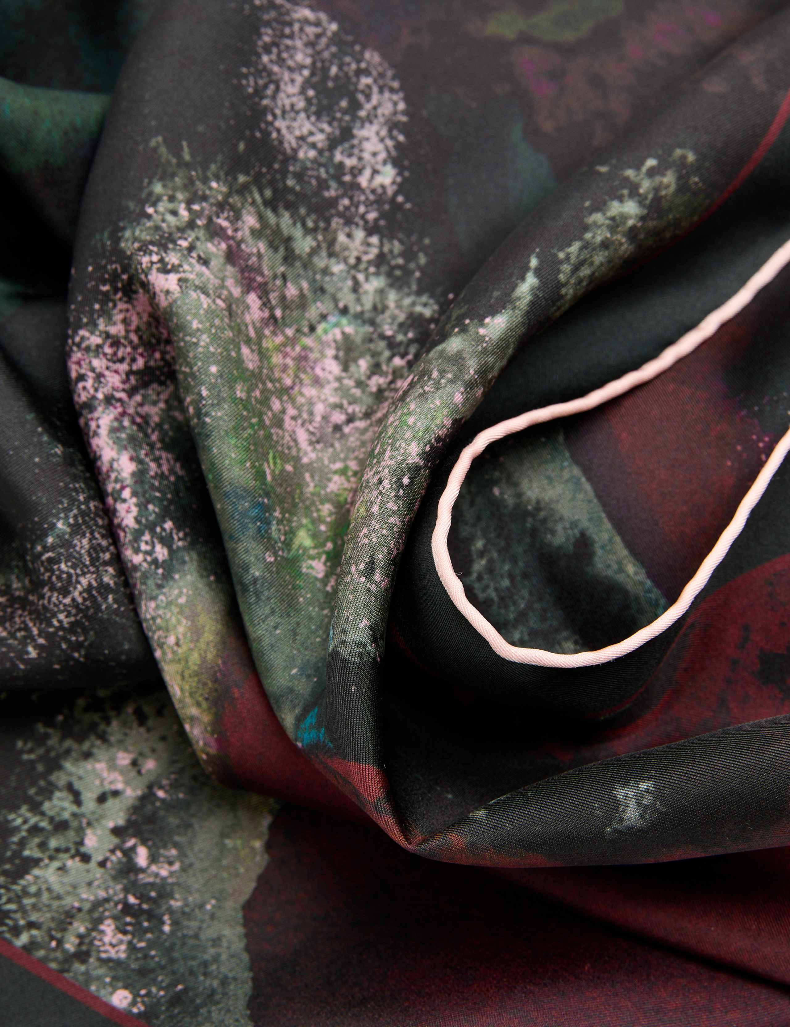 Pure Silk Printed Scarf 3 of 4