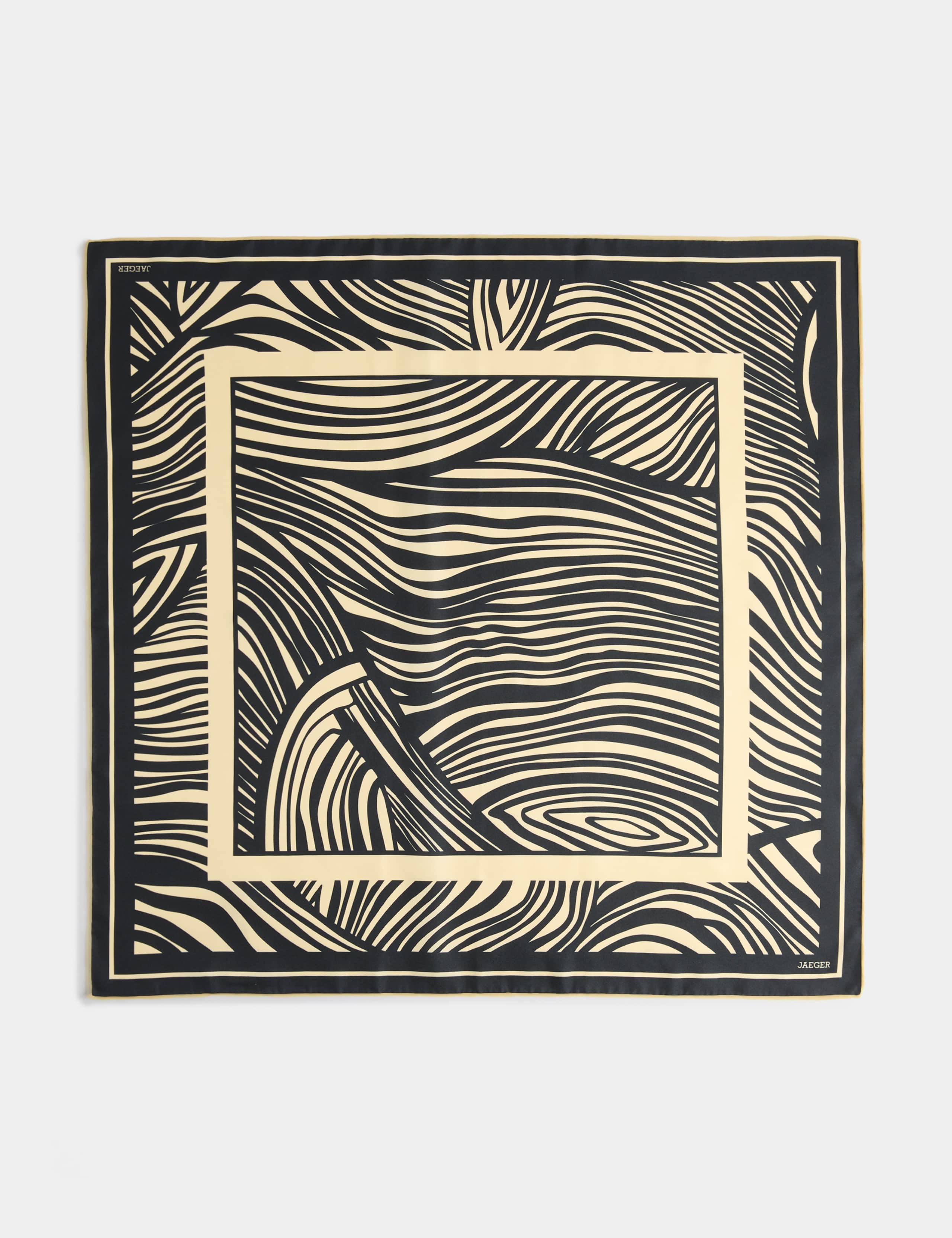 Pure Silk Printed Square Scarf 2 of 4