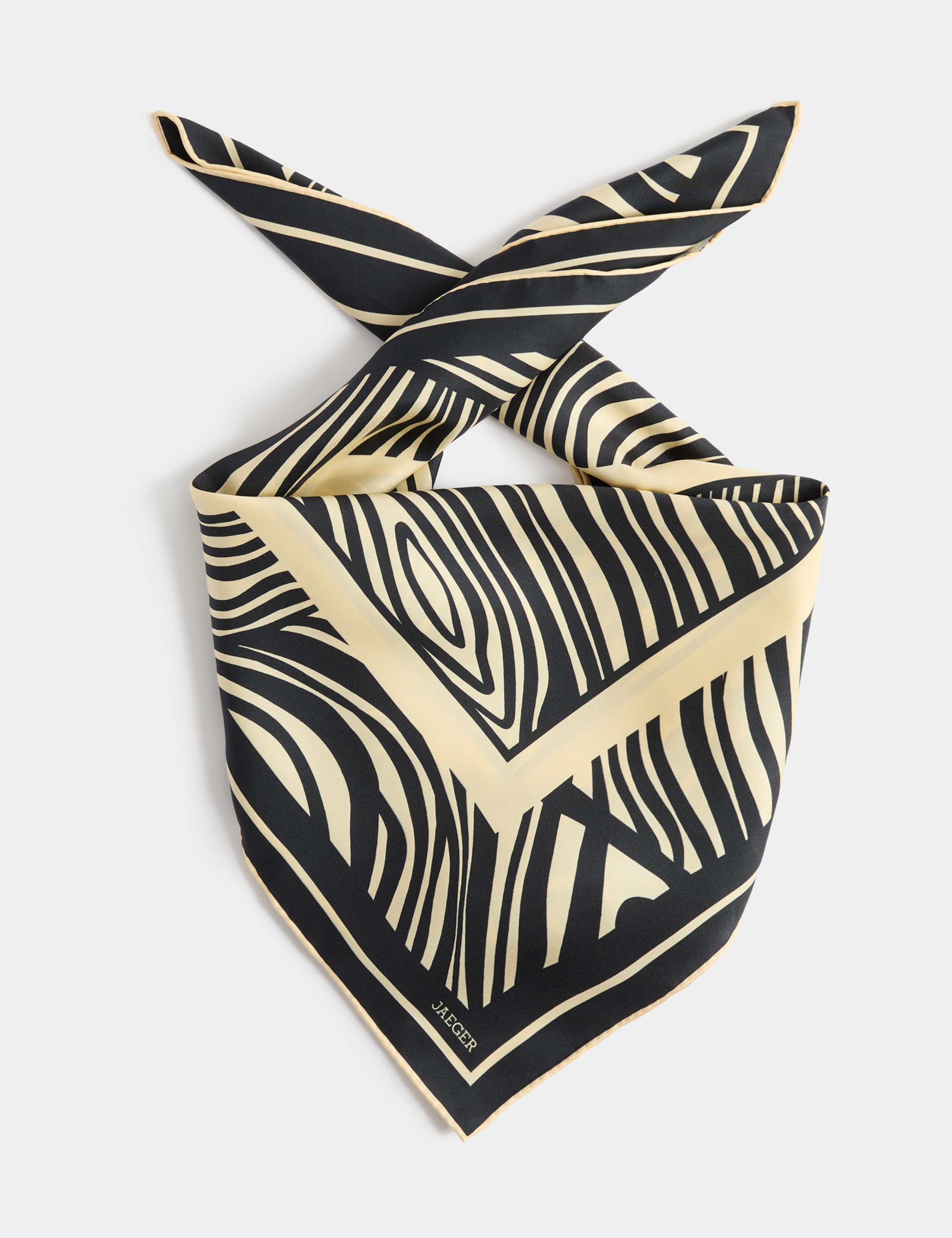 Pure Silk Printed Square Scarf 1 of 4