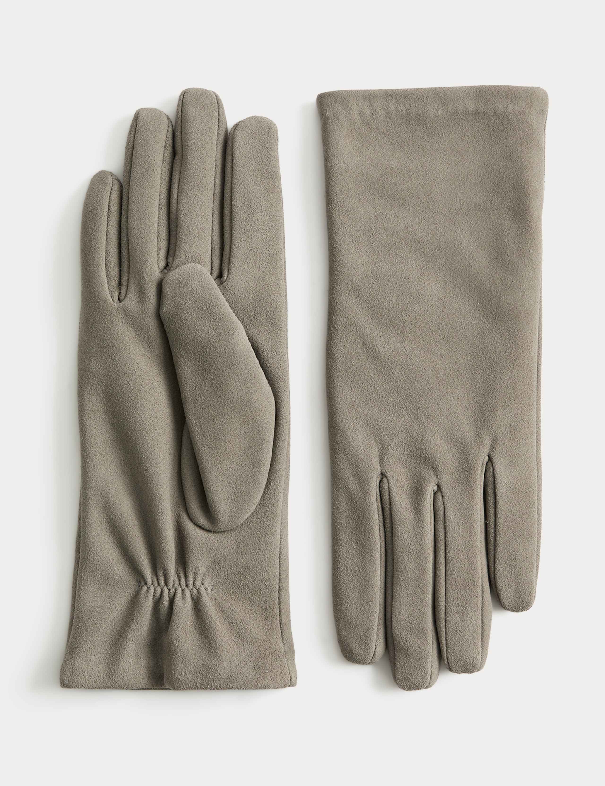 Suede Silk Lined Gloves 1 of 3