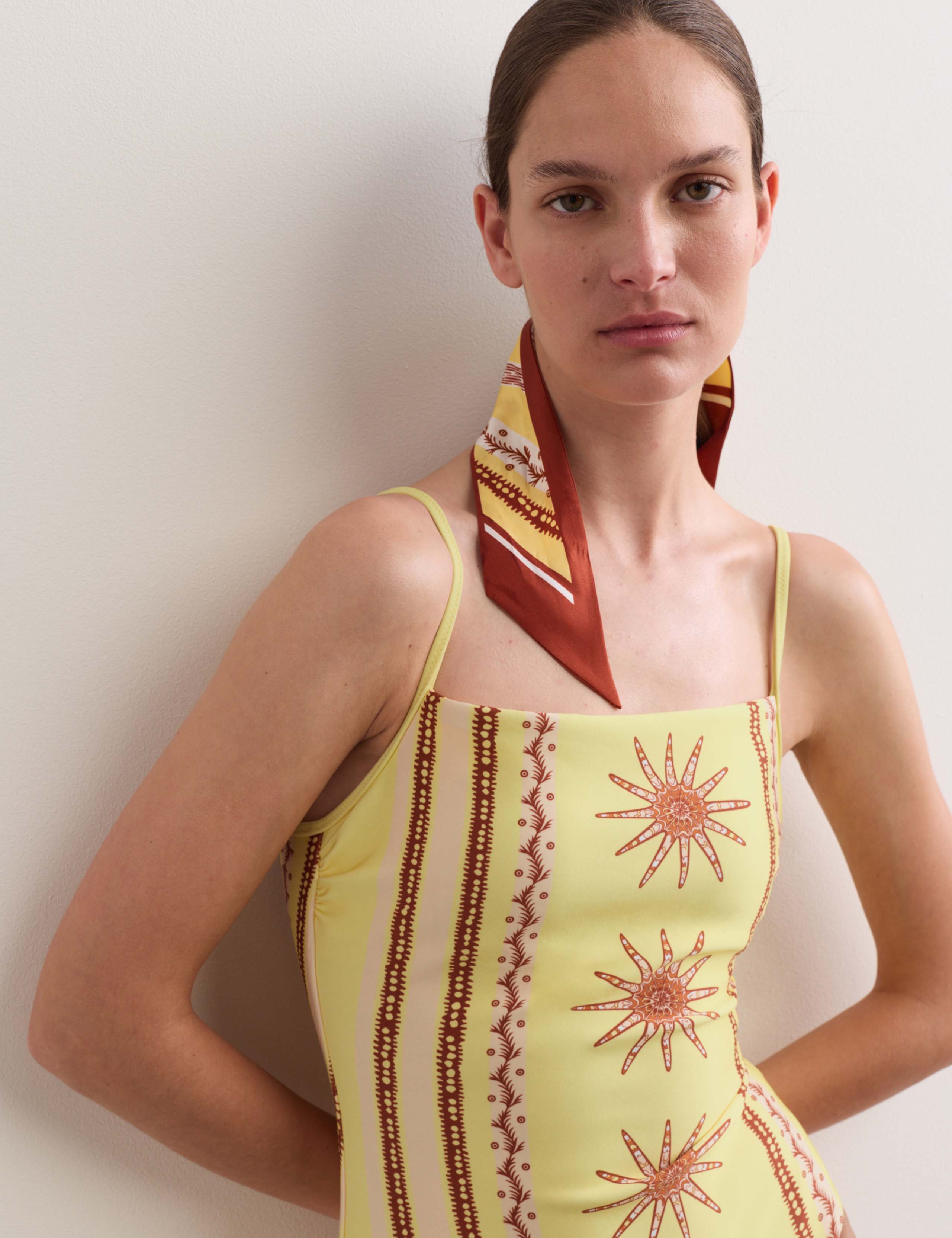 Printed Square Neck Swimsuit 5 of 6