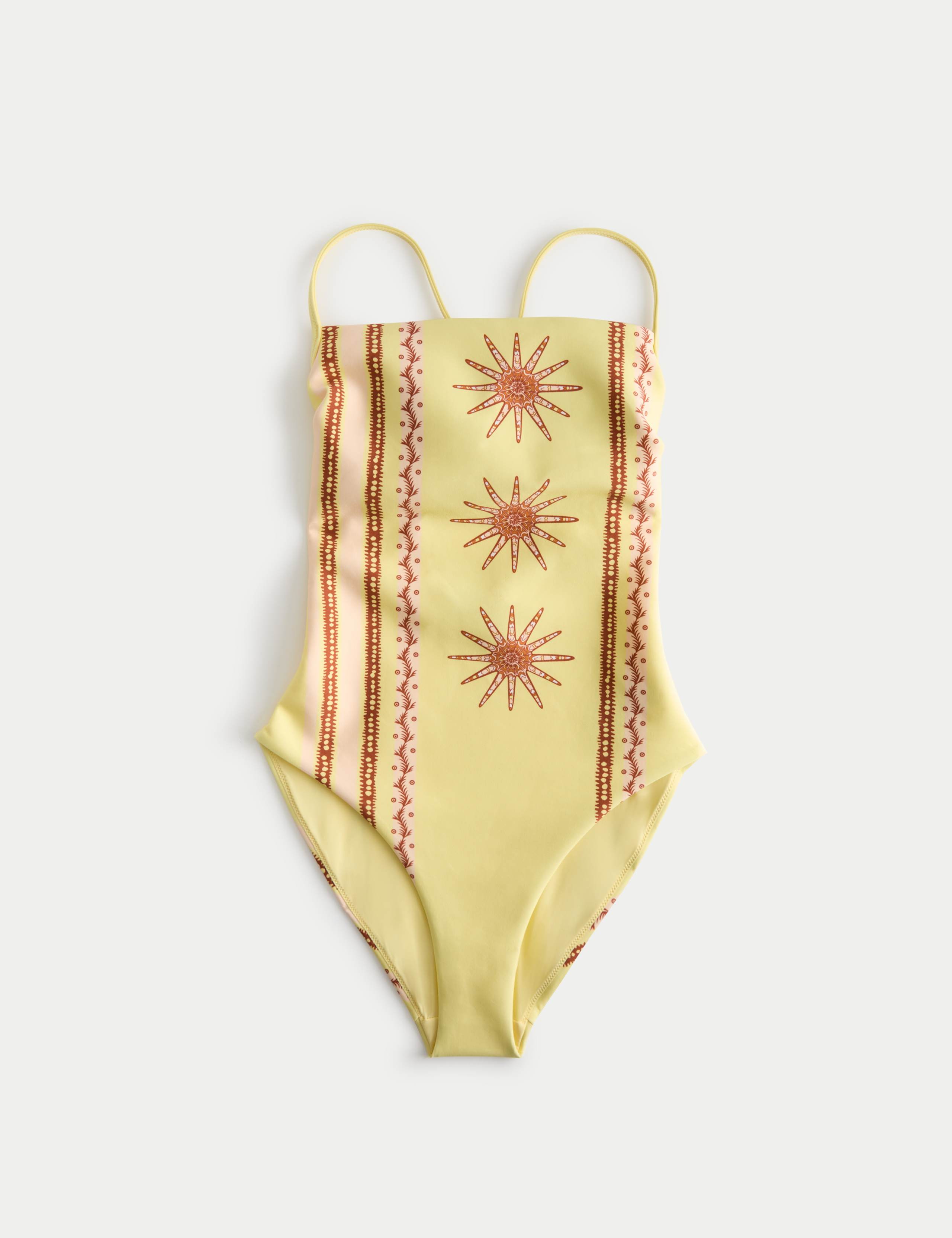 Printed Square Neck Swimsuit 2 of 6