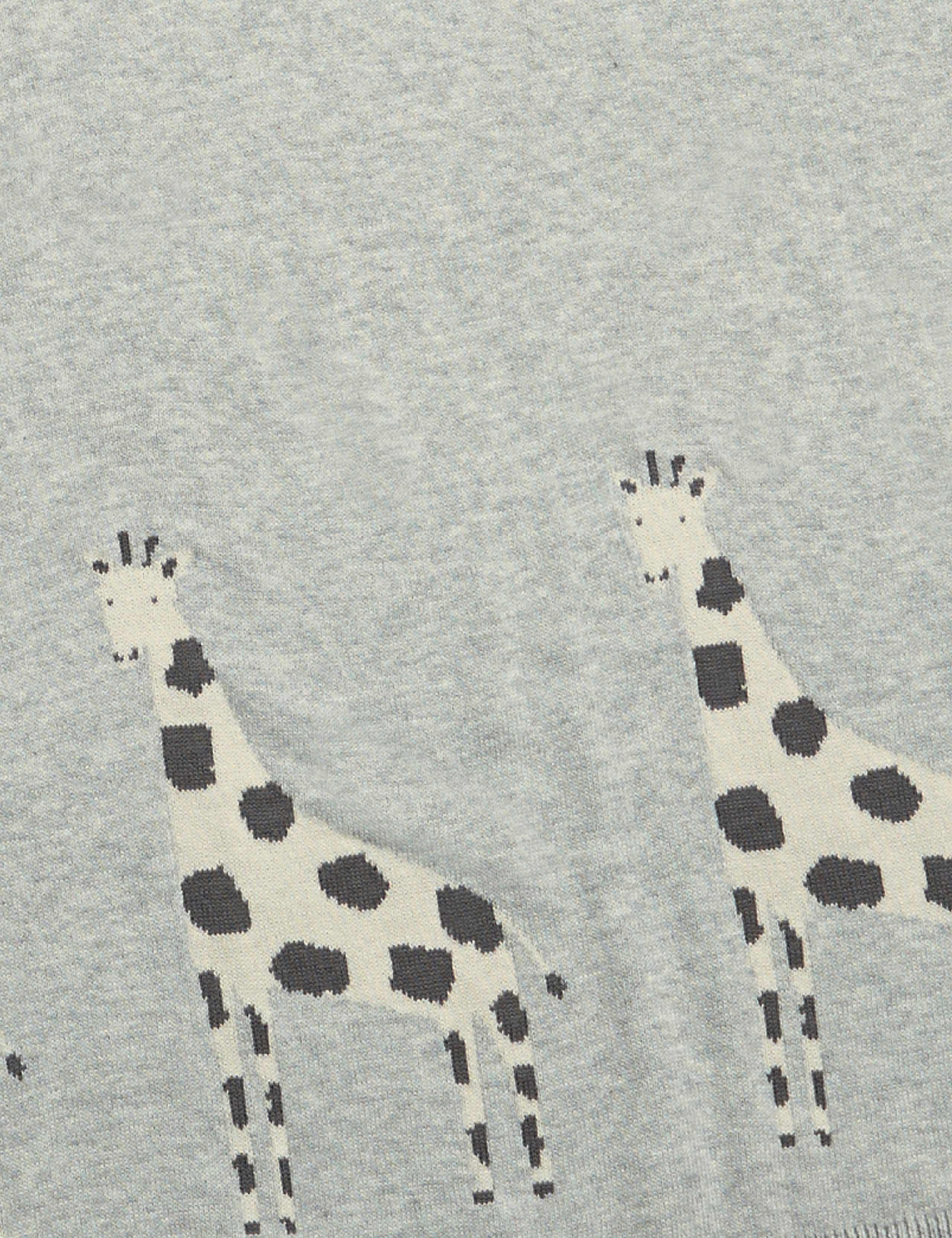 Pure Cotton Knitted Giraffe Shawl 2 of 2