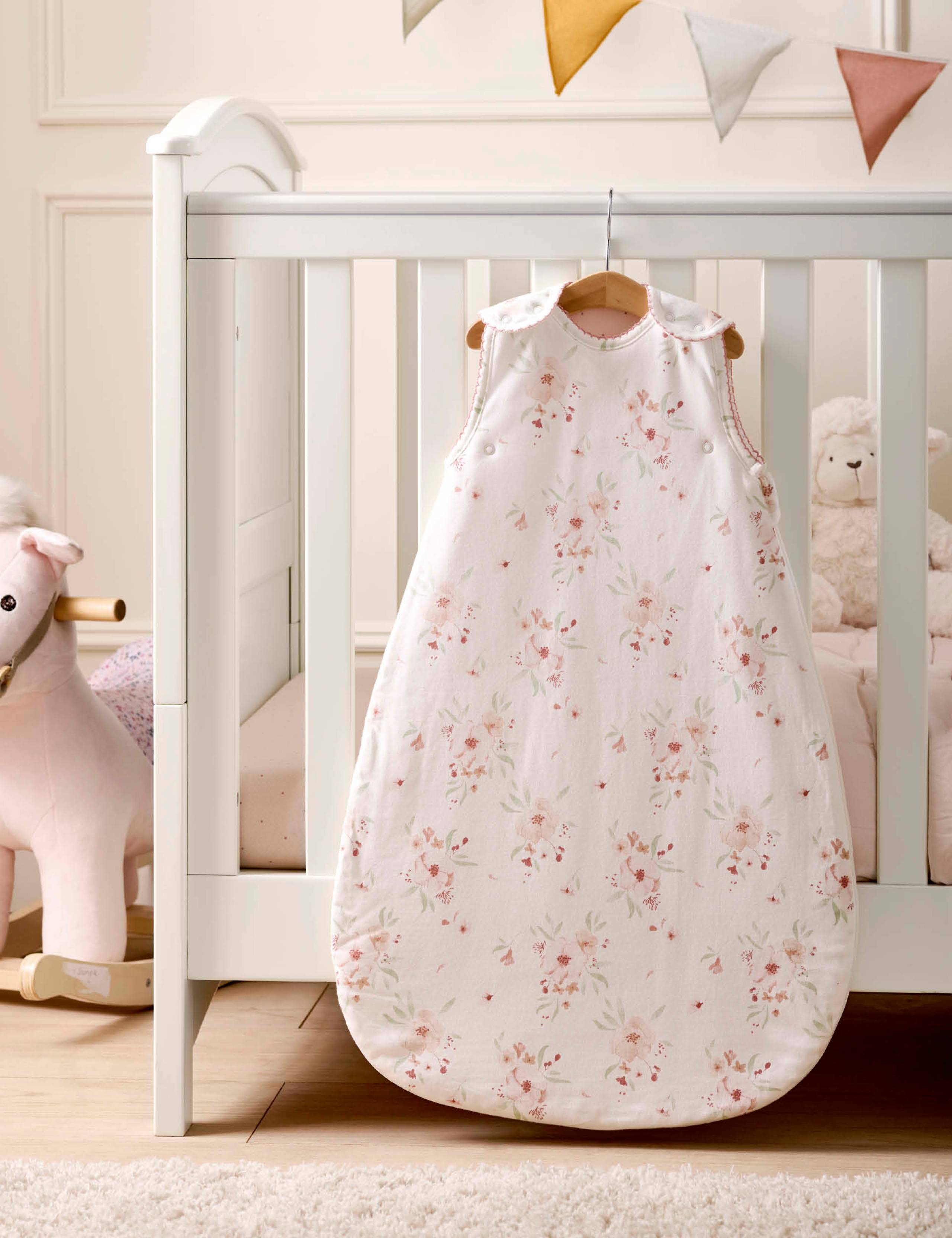 Pure Cotton Floral Sleeping Bag (0-6 Mths) 3 of 4