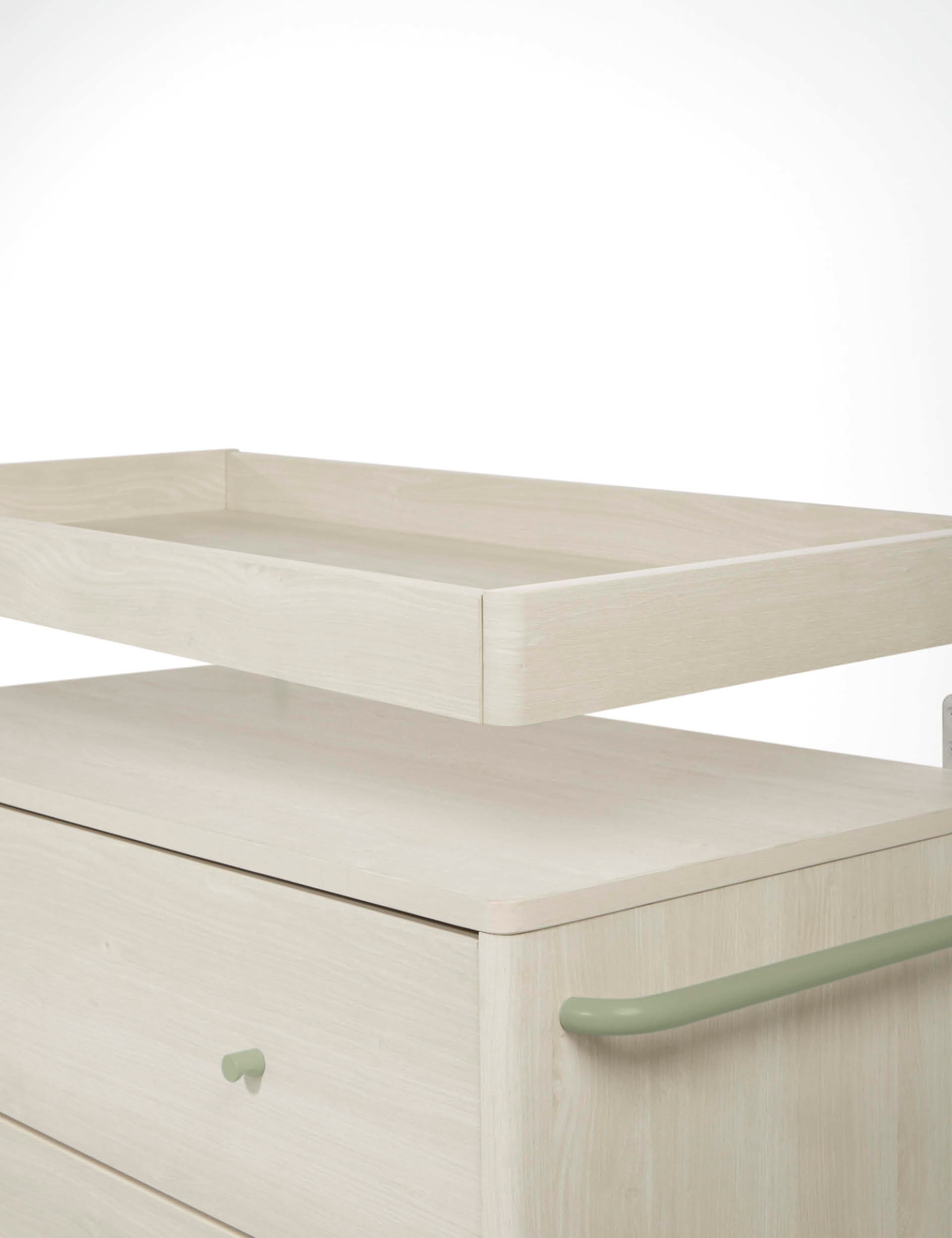 2pc Kinlay Cot Bed & Dresser Set 5 of 5