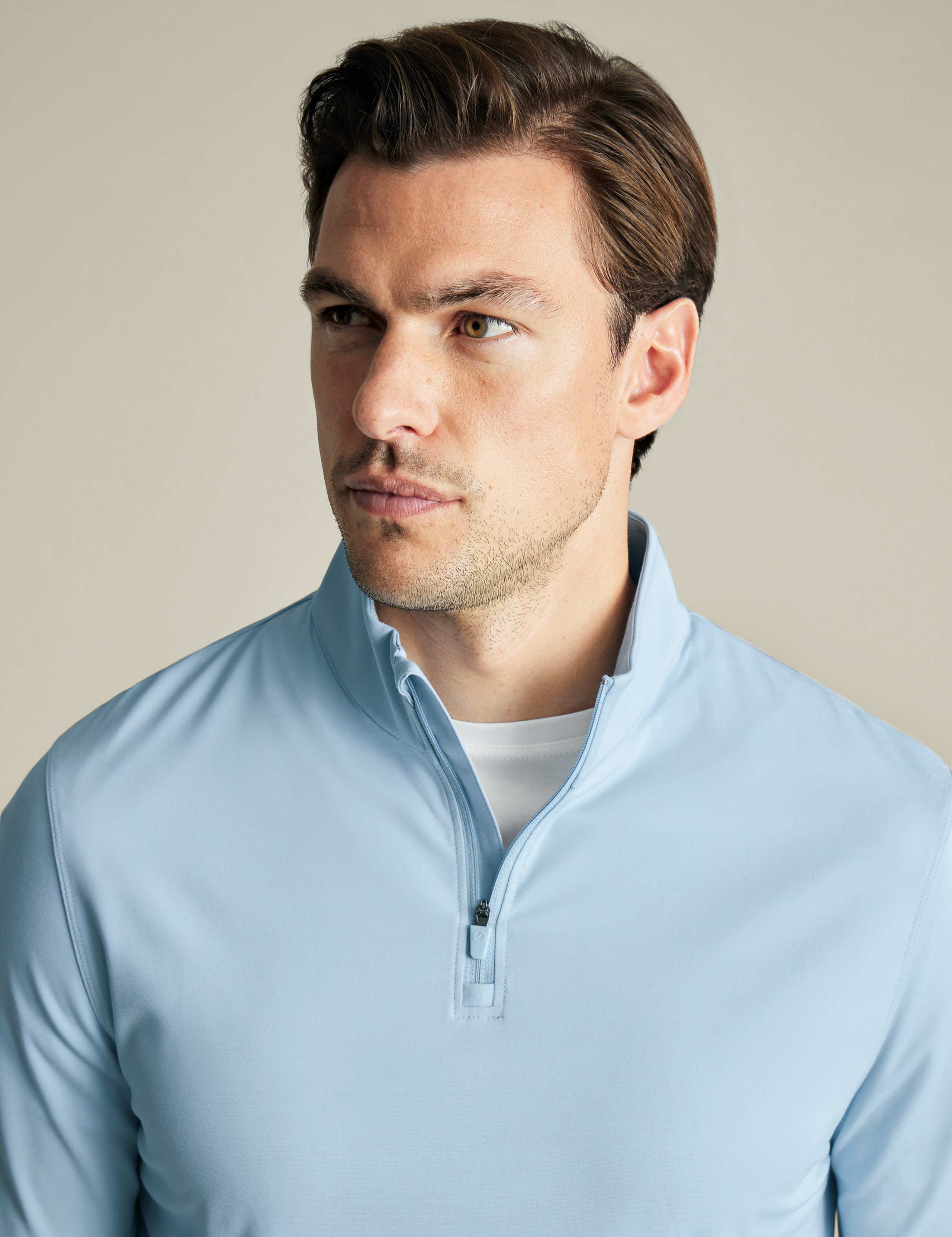 Half Zip Long Sleeve Polo Shirt 3 of 6