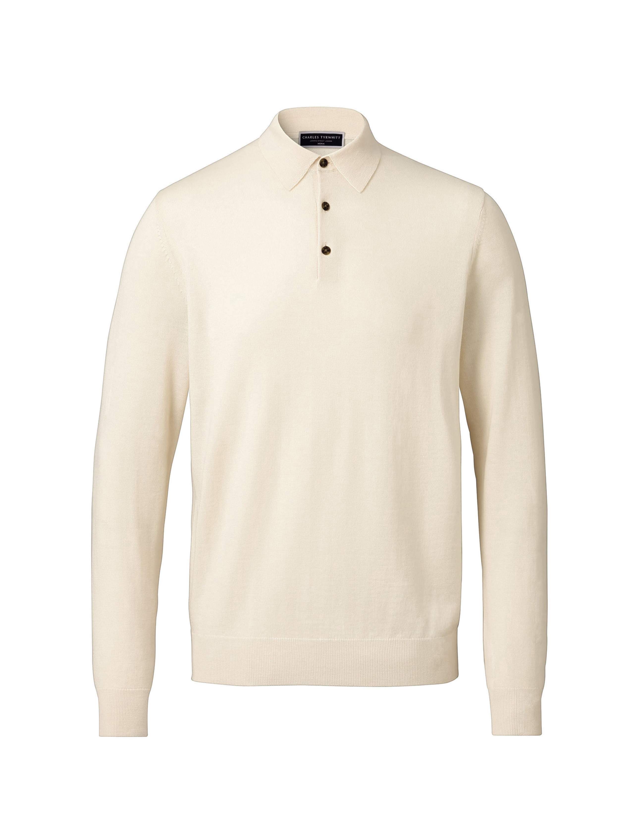 Pure Merino Wool Polo Neck Jumper 2 of 5