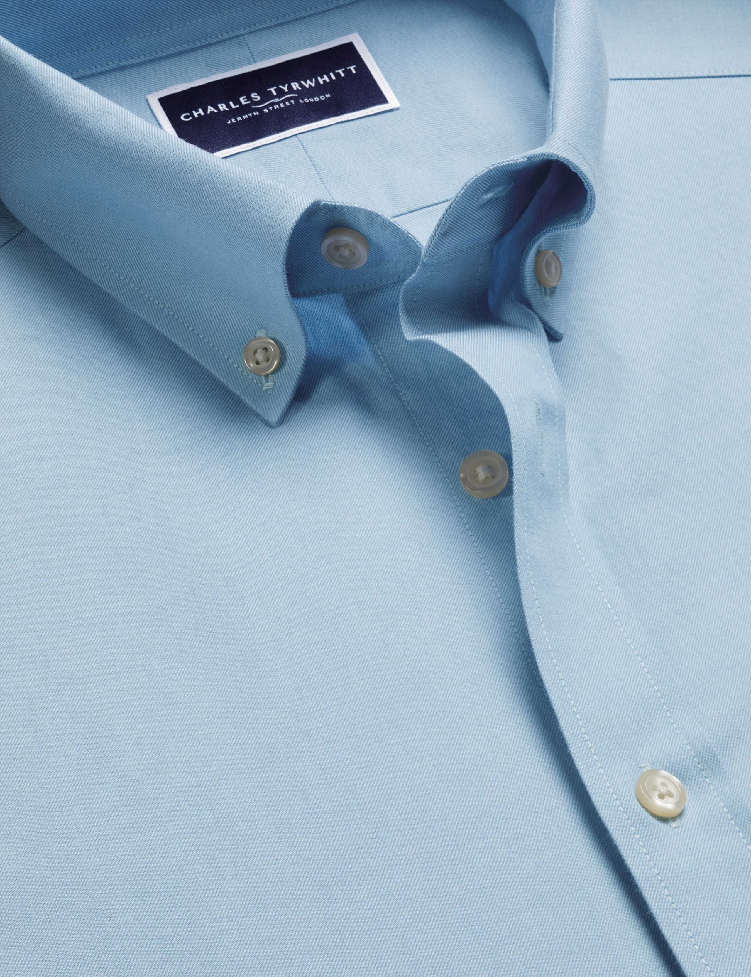 Slim Fit Easy Iron Brushed Cotton Shirt 6 of 7