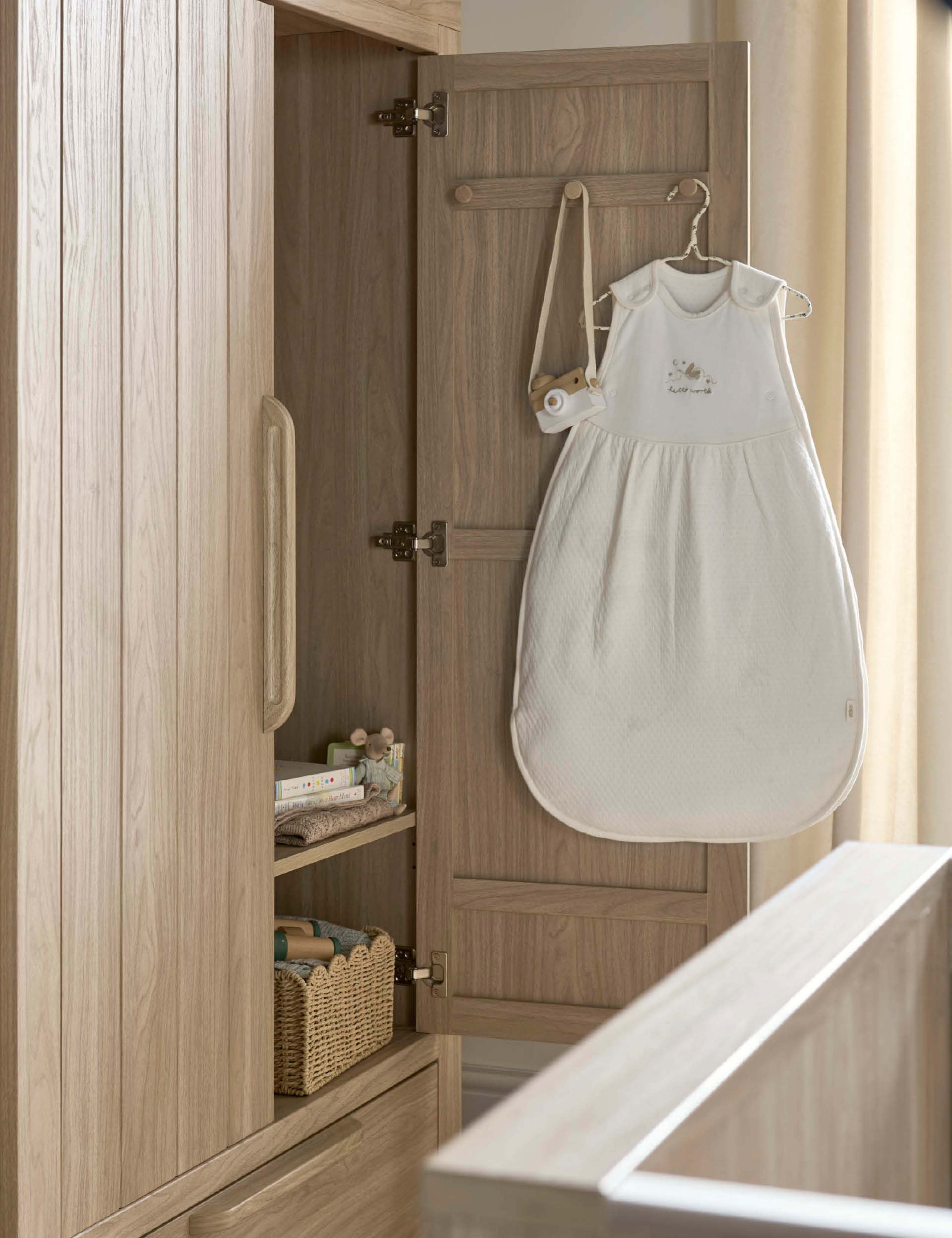 Franklin 3 Piece Cot Bed, Dresser & Wardrobe 14 of 14