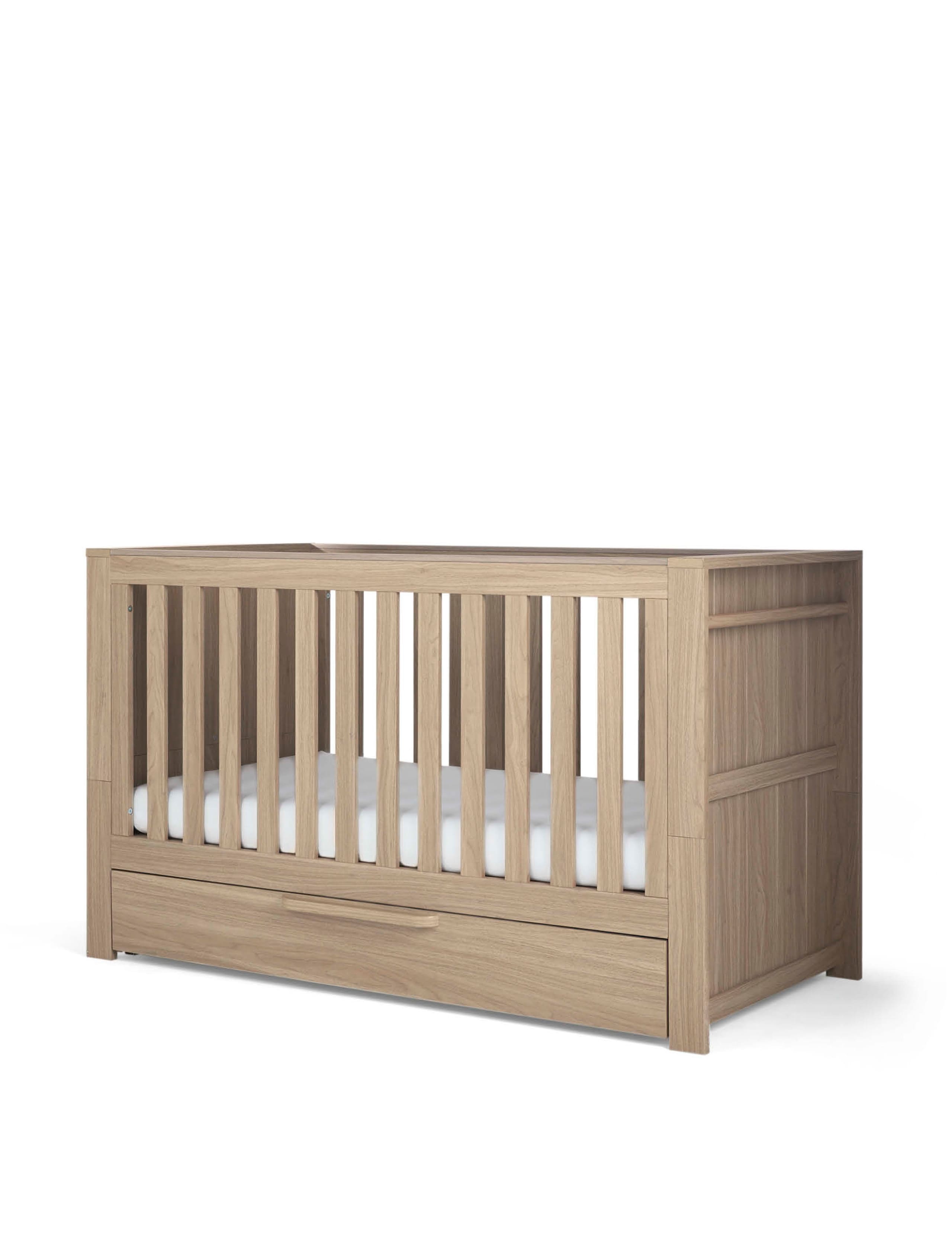 Franklin 3 Piece Cot Bed, Dresser & Wardrobe 4 of 14
