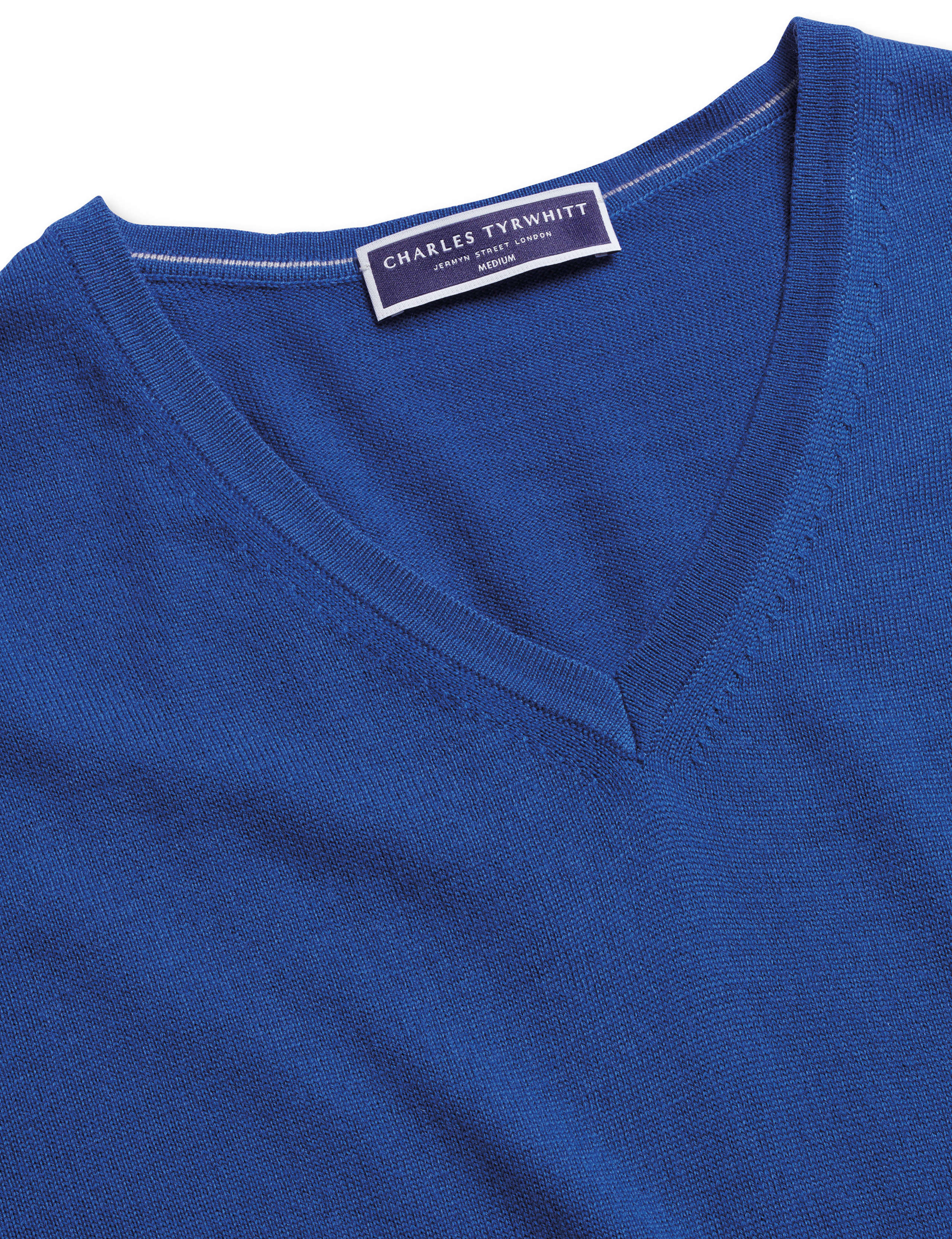 Pure Merino Wool V-Neck Jumper 4 of 5