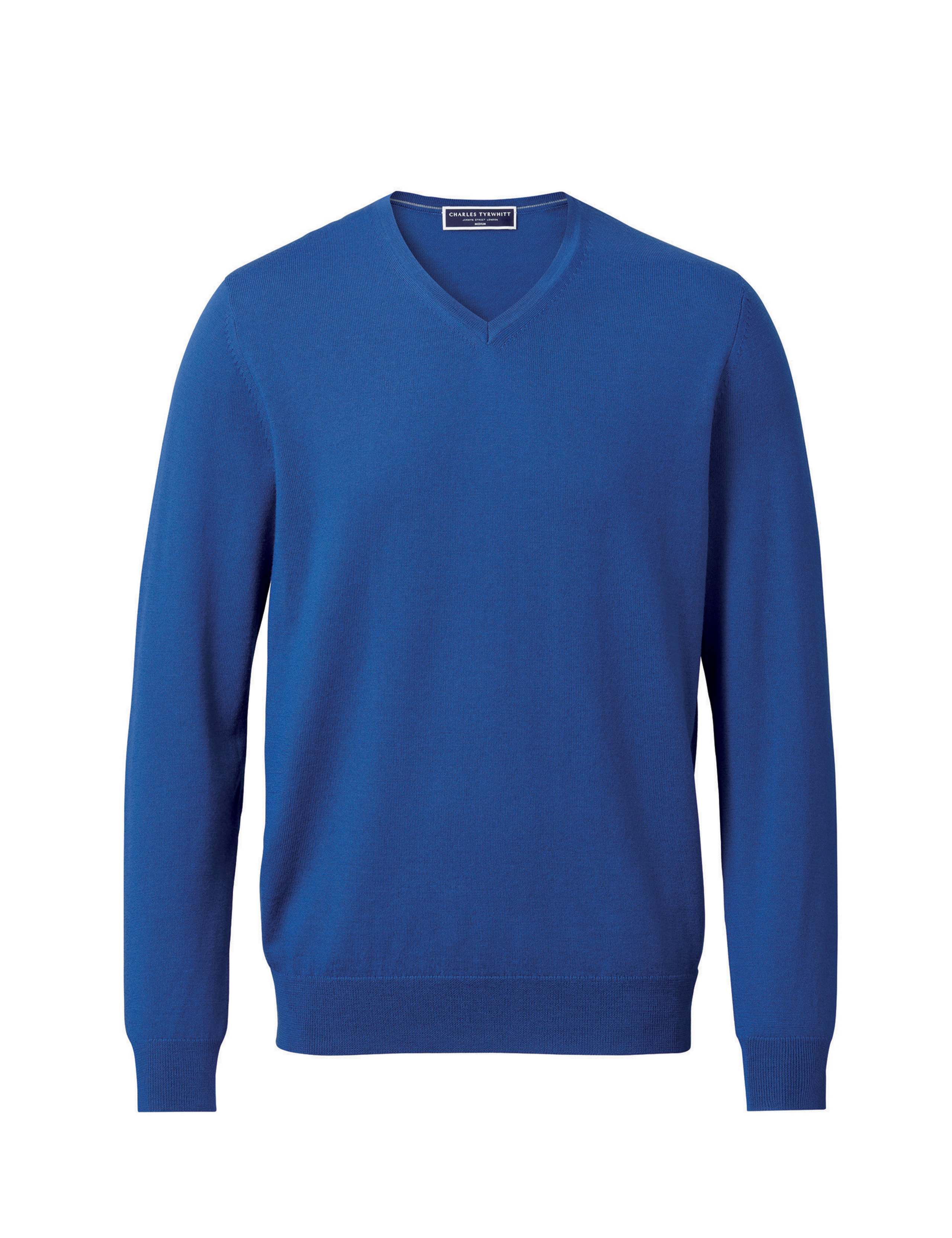Pure Merino Wool V-Neck Jumper 2 of 5