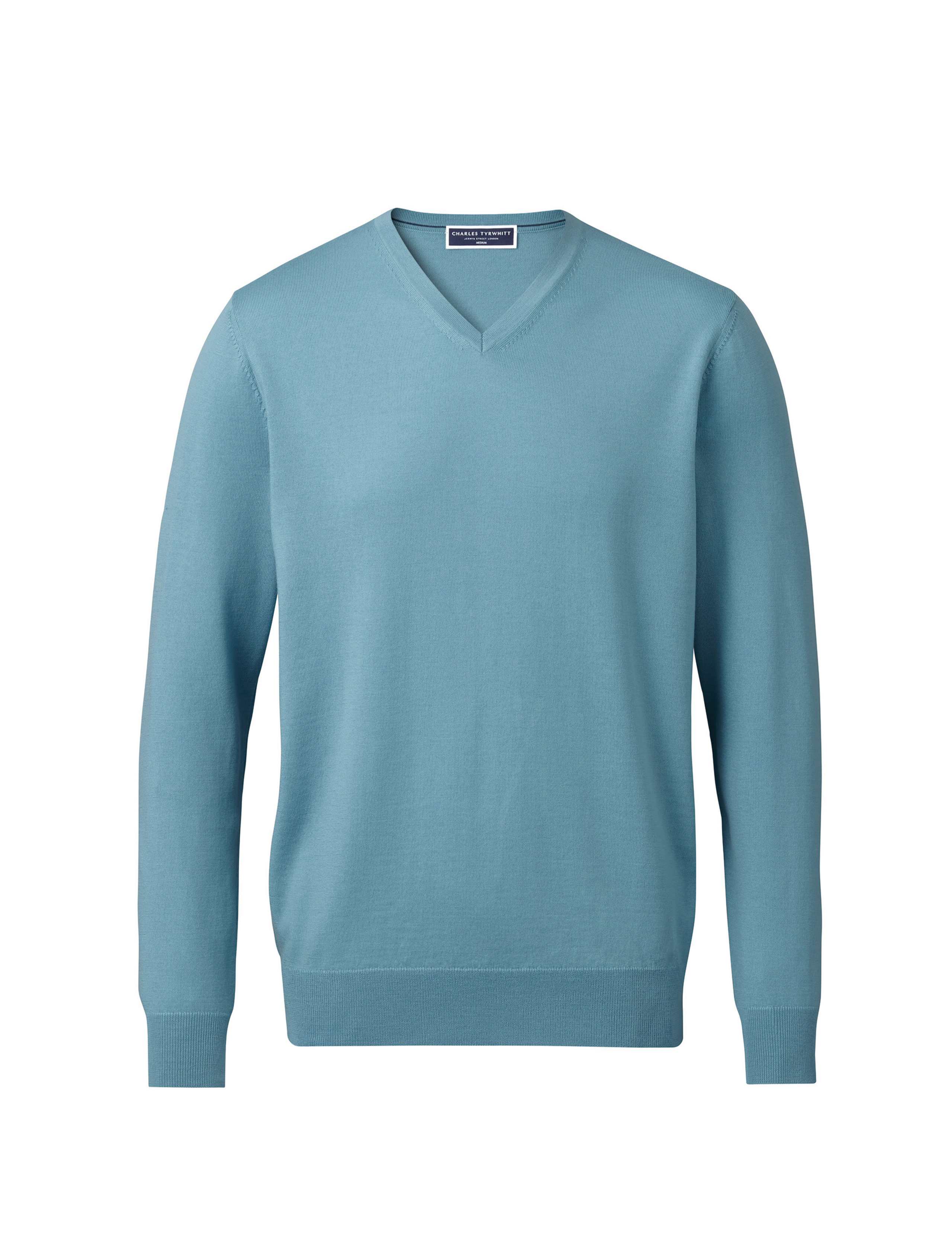 Pure Merino Wool V-Neck Jumper 2 of 5