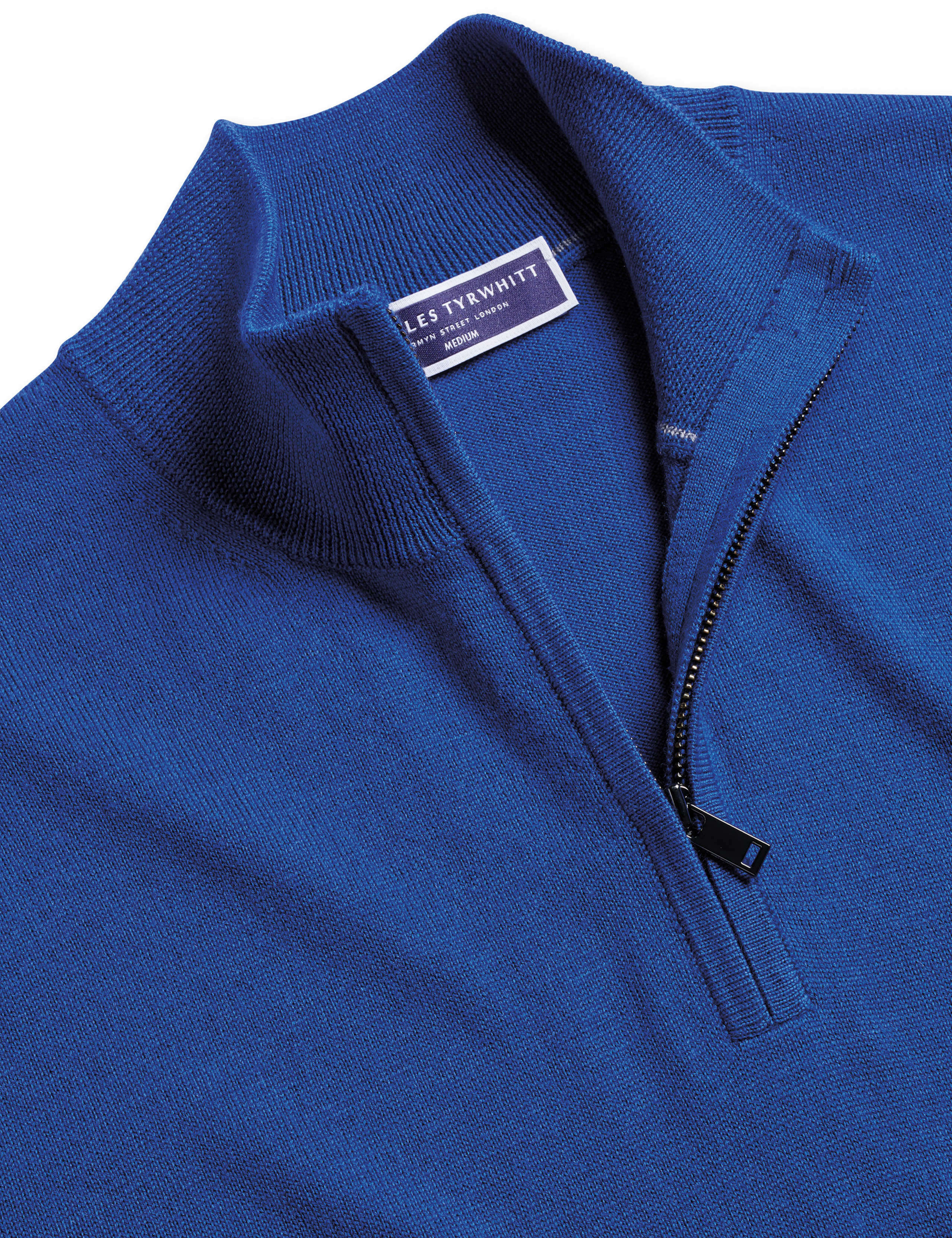 Pure Merino Wool Half Zip Jumper 4 of 5