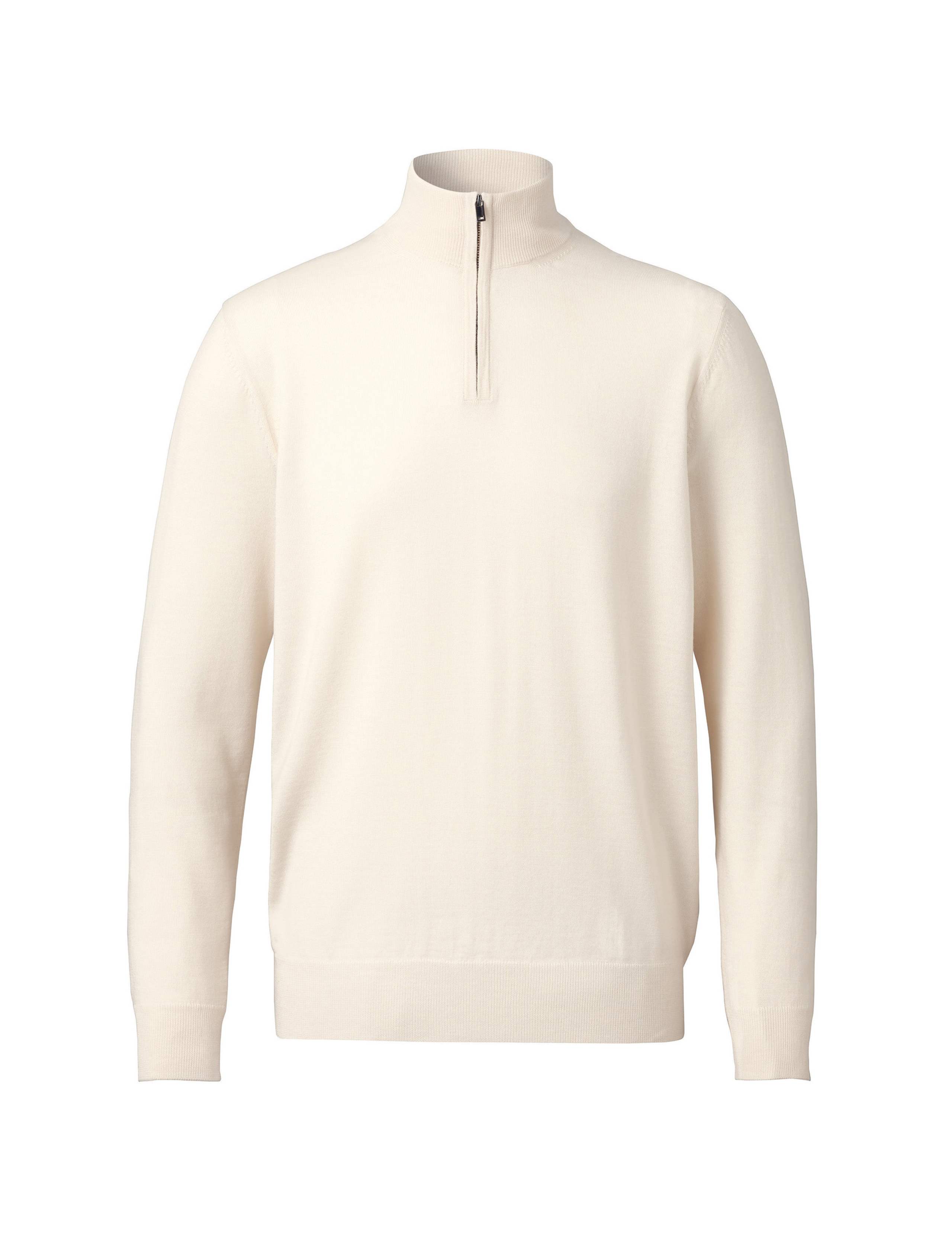 Pure Merino Wool Half Zip Jumper 2 of 5