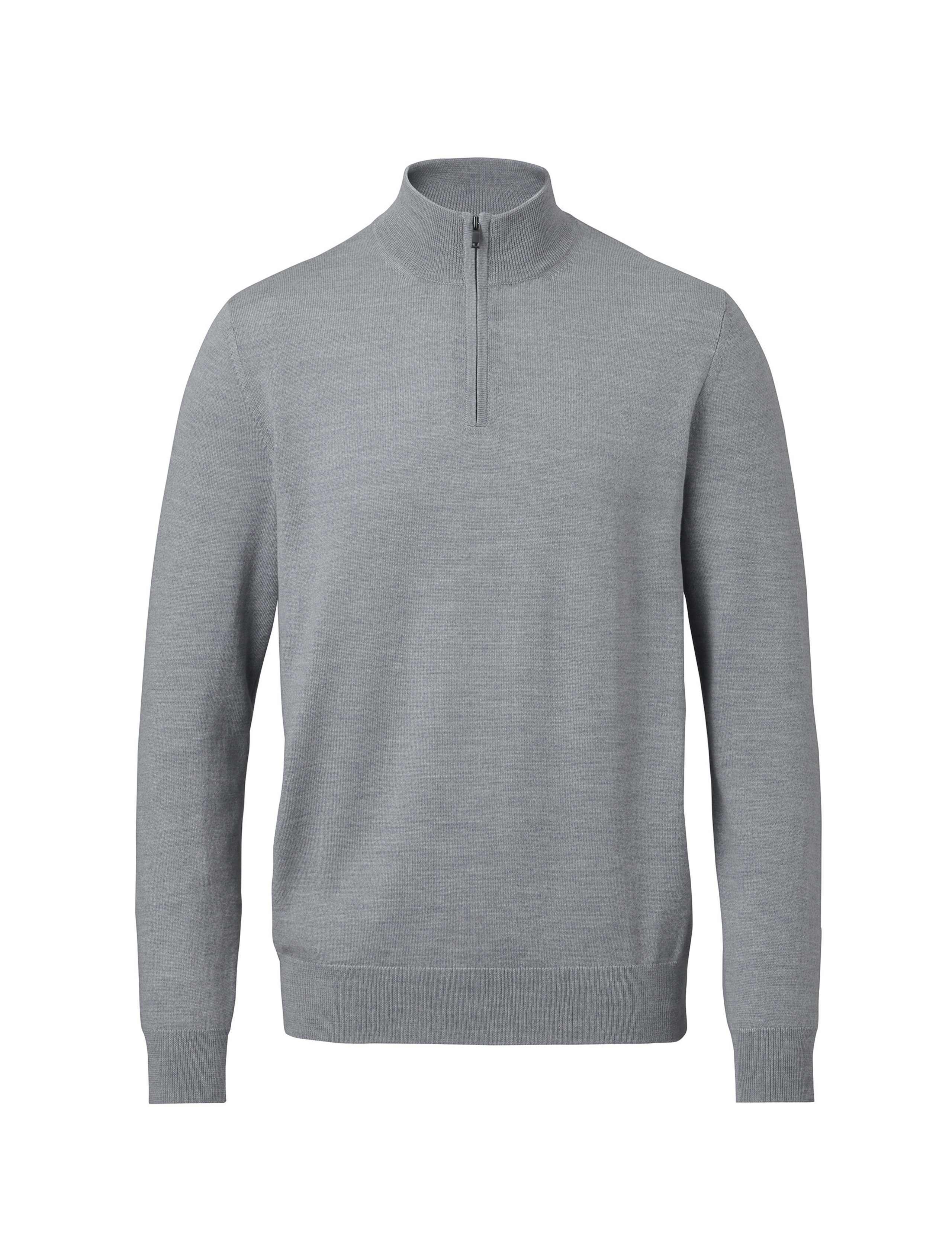 Pure Merino Wool Half Zip Jumper 2 of 5