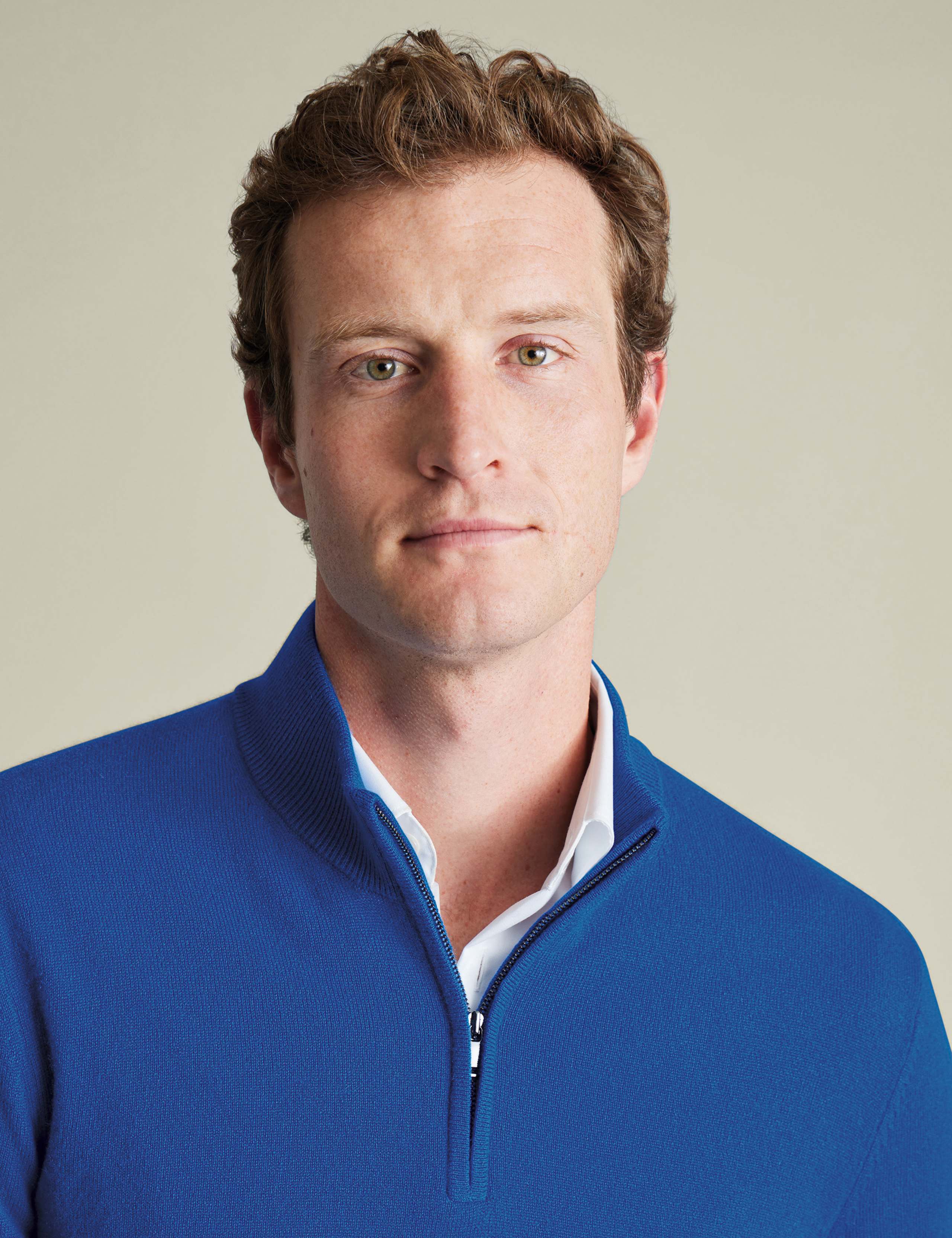 Pure Cashmere Half Zip Jumper 3 of 5