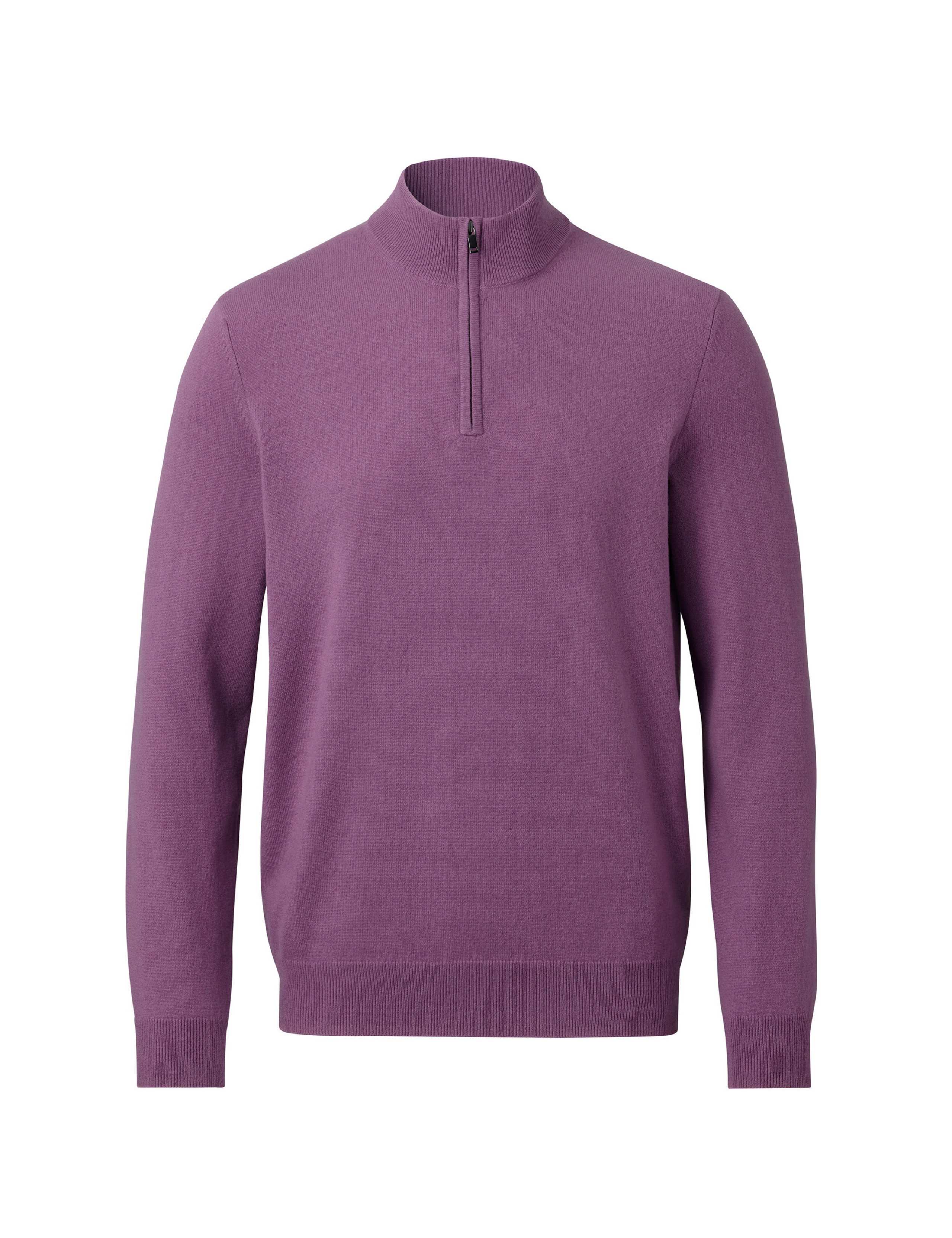 Pure Cashmere Half Zip Jumper 2 of 5