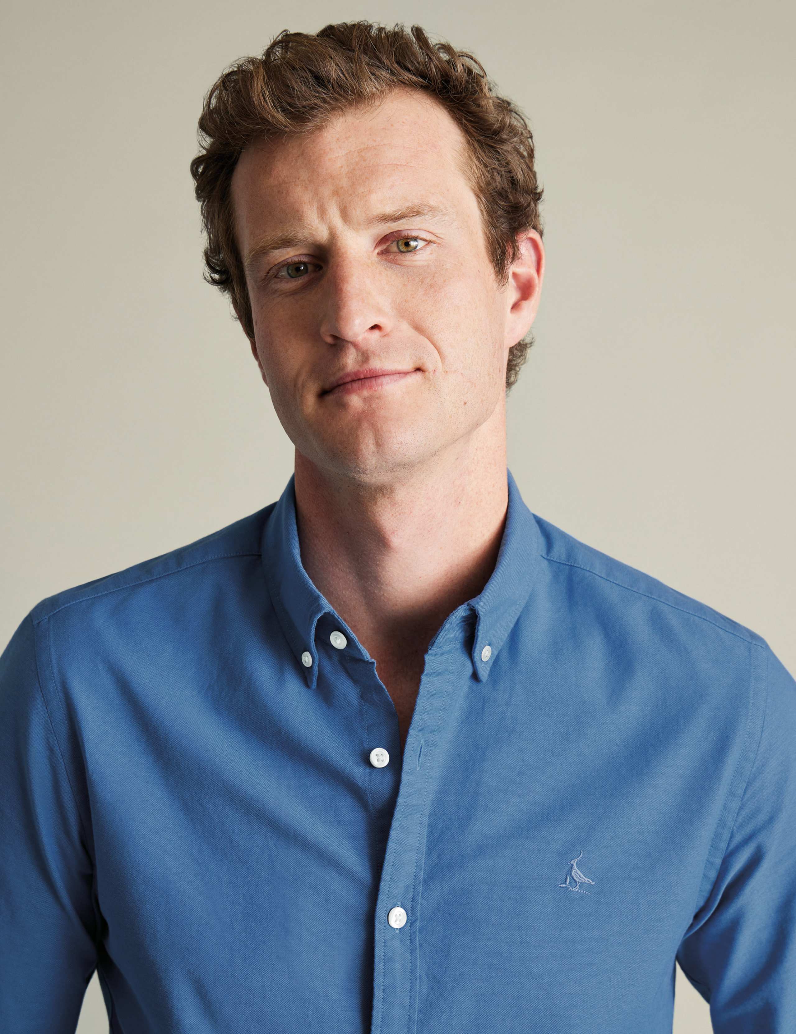 Slim Fit Pure Cotton Stretch Oxford Shirt 3 of 6