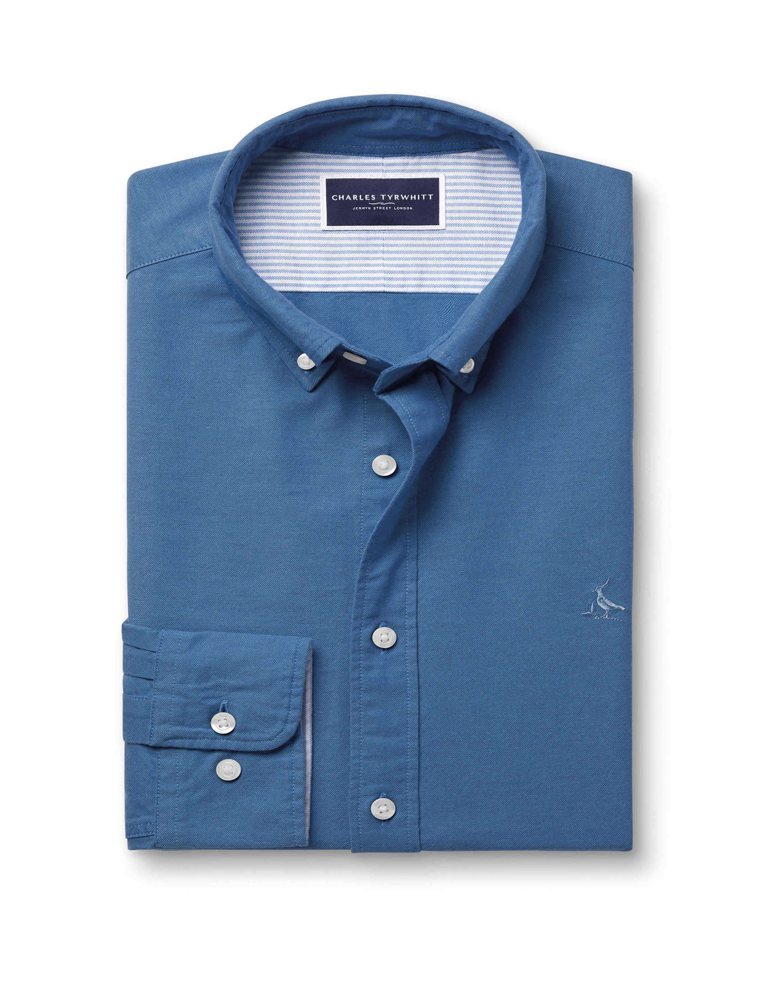 Slim Fit Pure Cotton Stretch Oxford Shirt 2 of 6