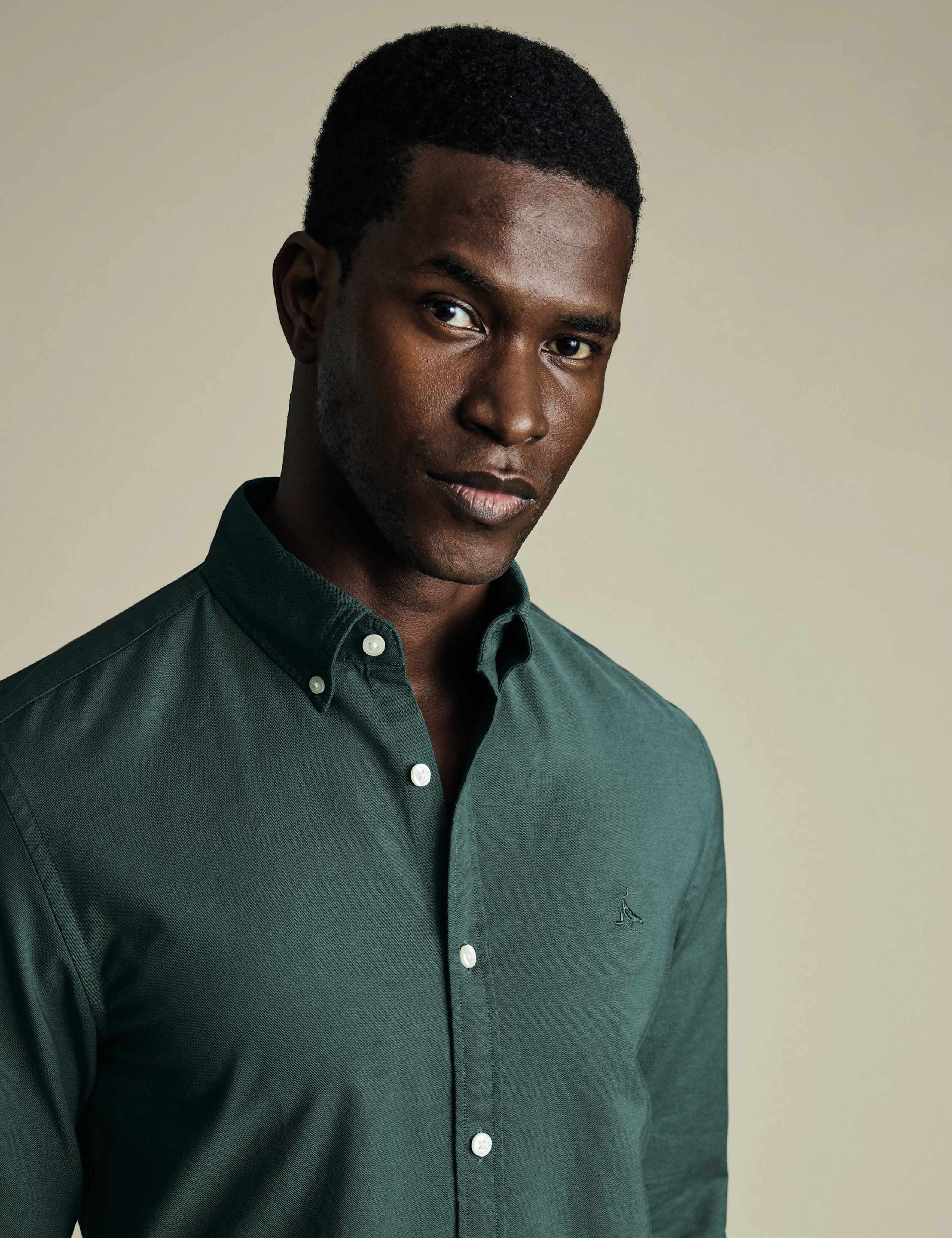 Slim Fit Pure Cotton Stretch Oxford Shirt 3 of 5