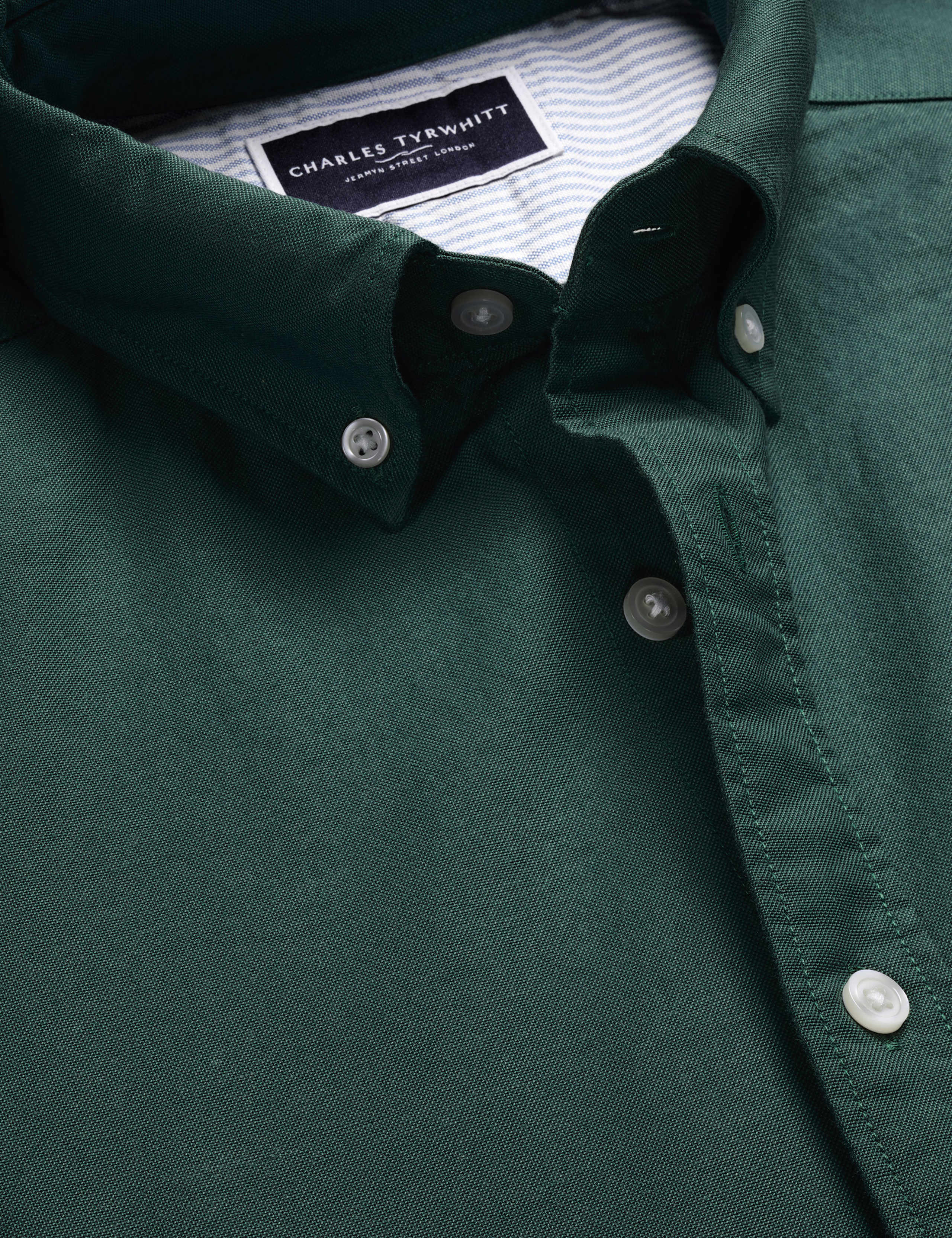 Slim Fit Pure Cotton Stretch Oxford Shirt 4 of 5