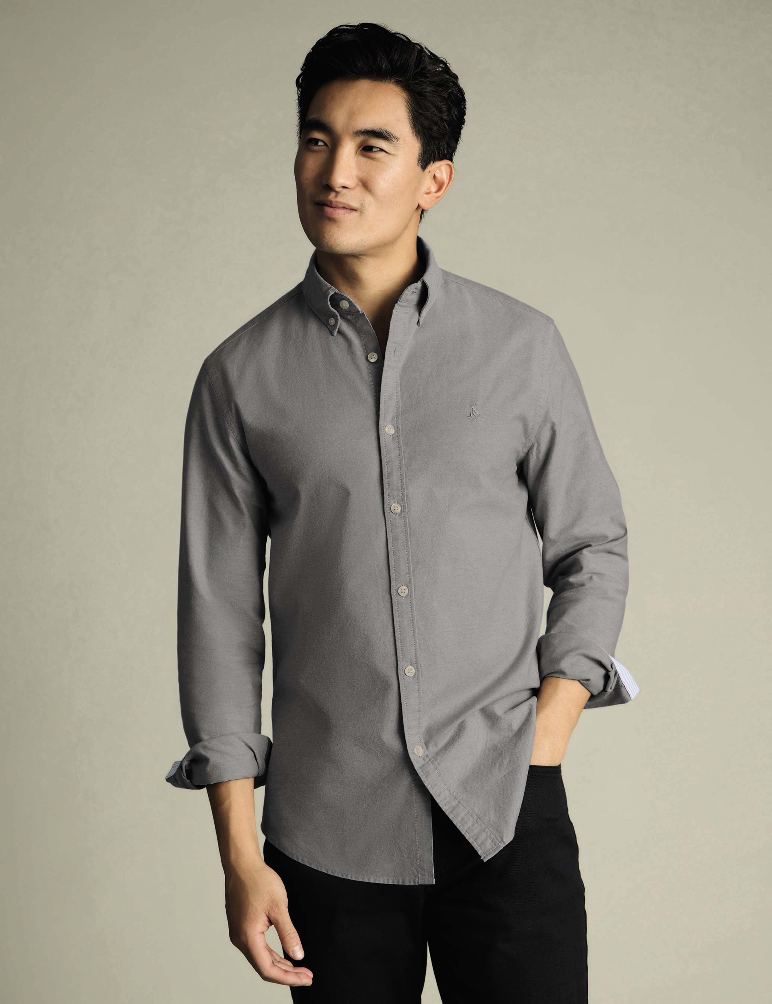 Slim Fit Pure Cotton Stretch Oxford Shirt 4 of 6