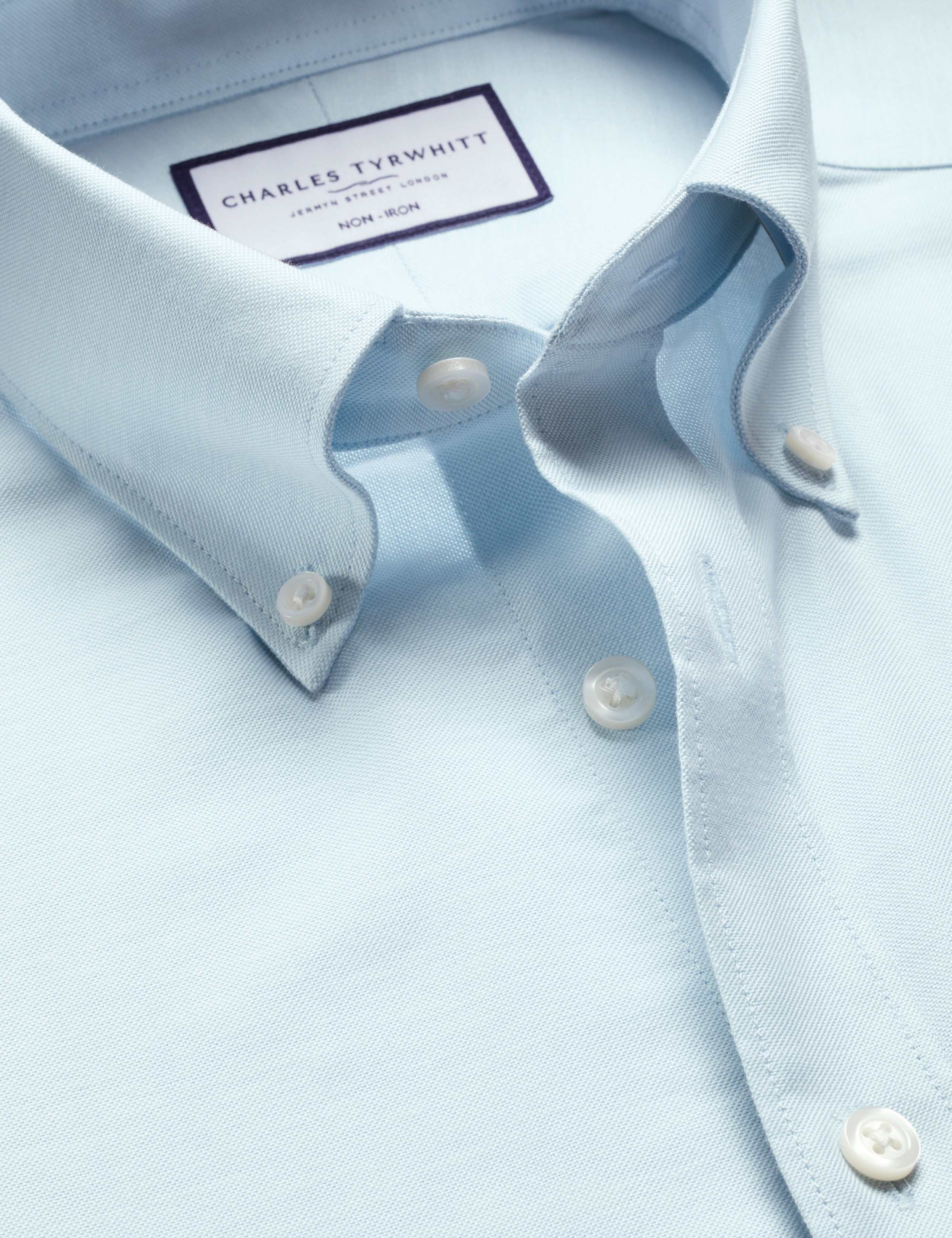 Slim Fit Cotton Rich Oxford Shirt 5 of 6
