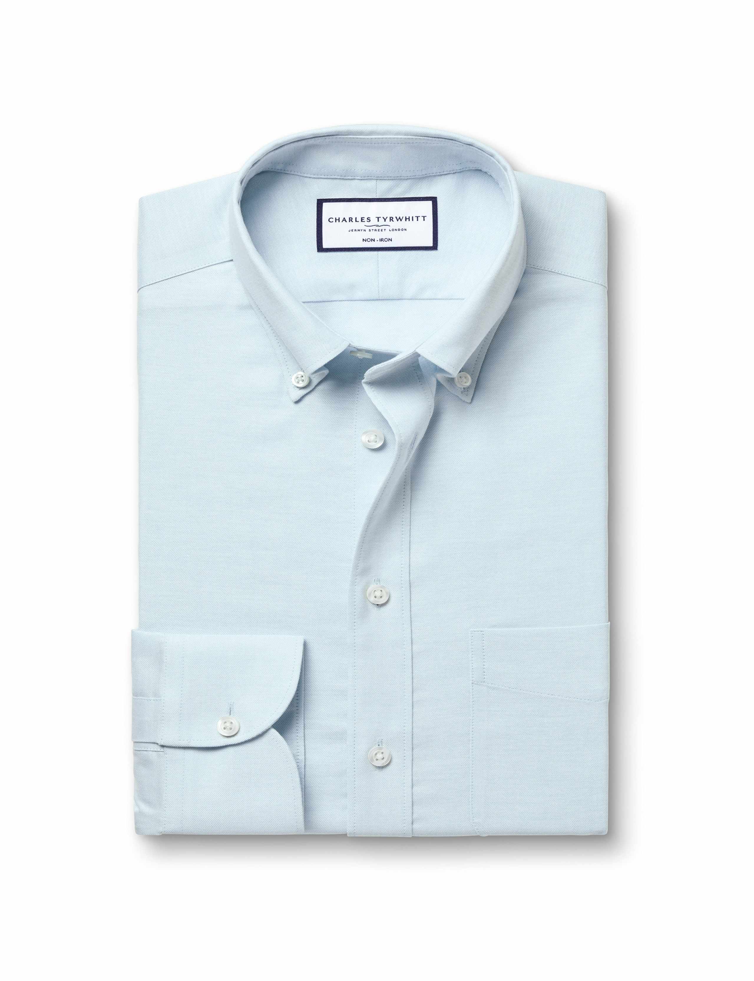 Slim Fit Cotton Rich Oxford Shirt 2 of 6