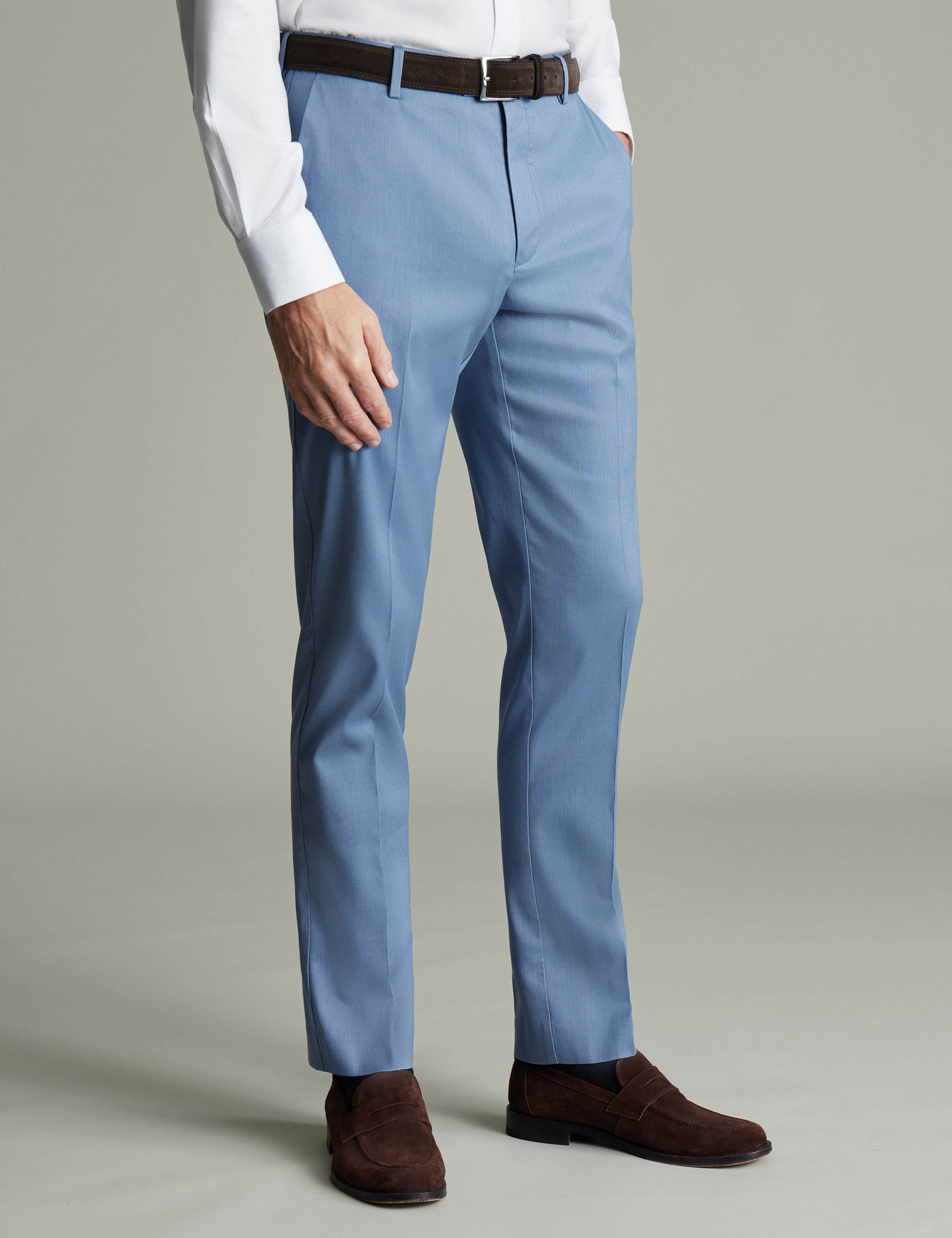 Slim Fit Smart Textured Stretch Chinos 2 of 4
