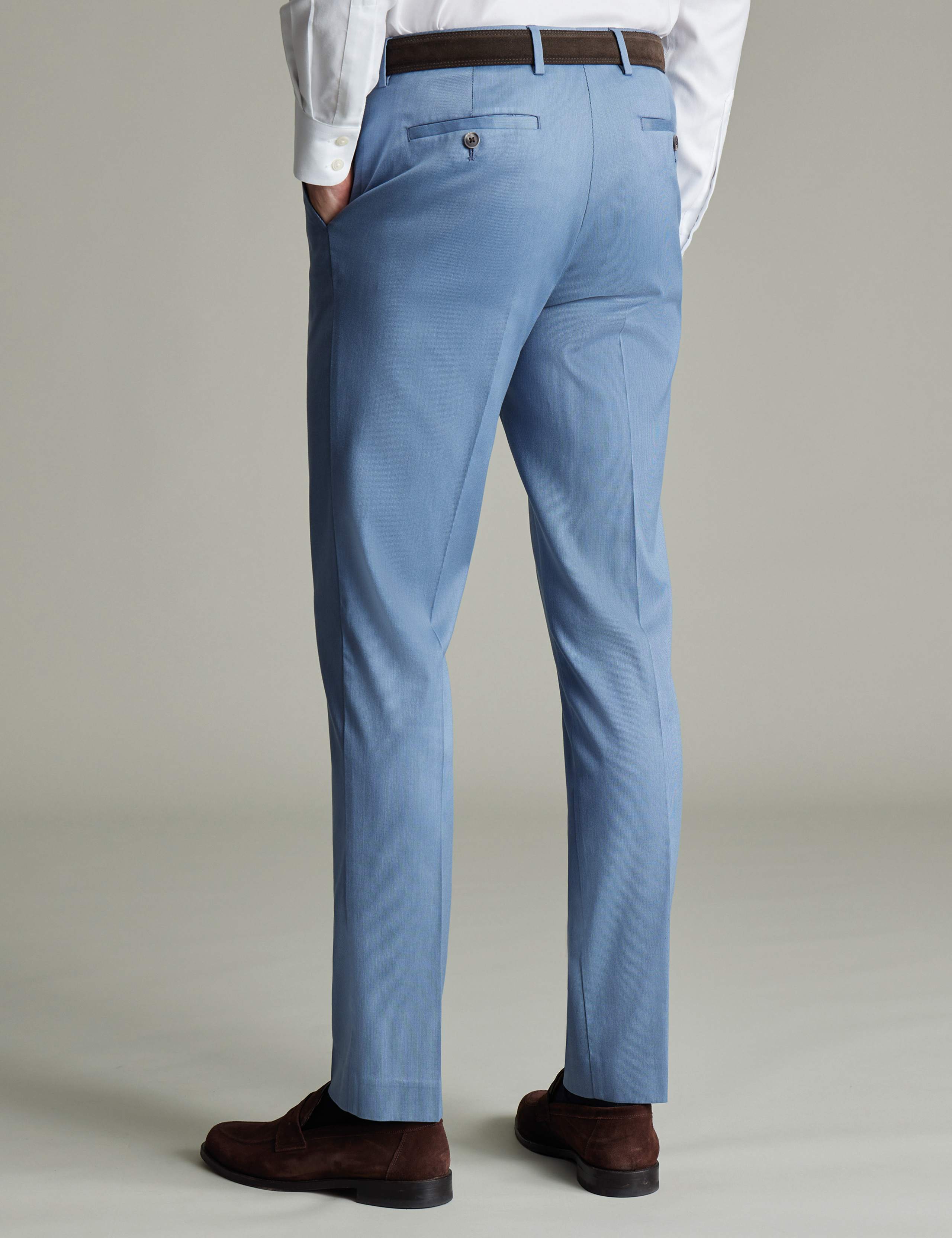 Slim Fit Smart Textured Stretch Chinos 3 of 4
