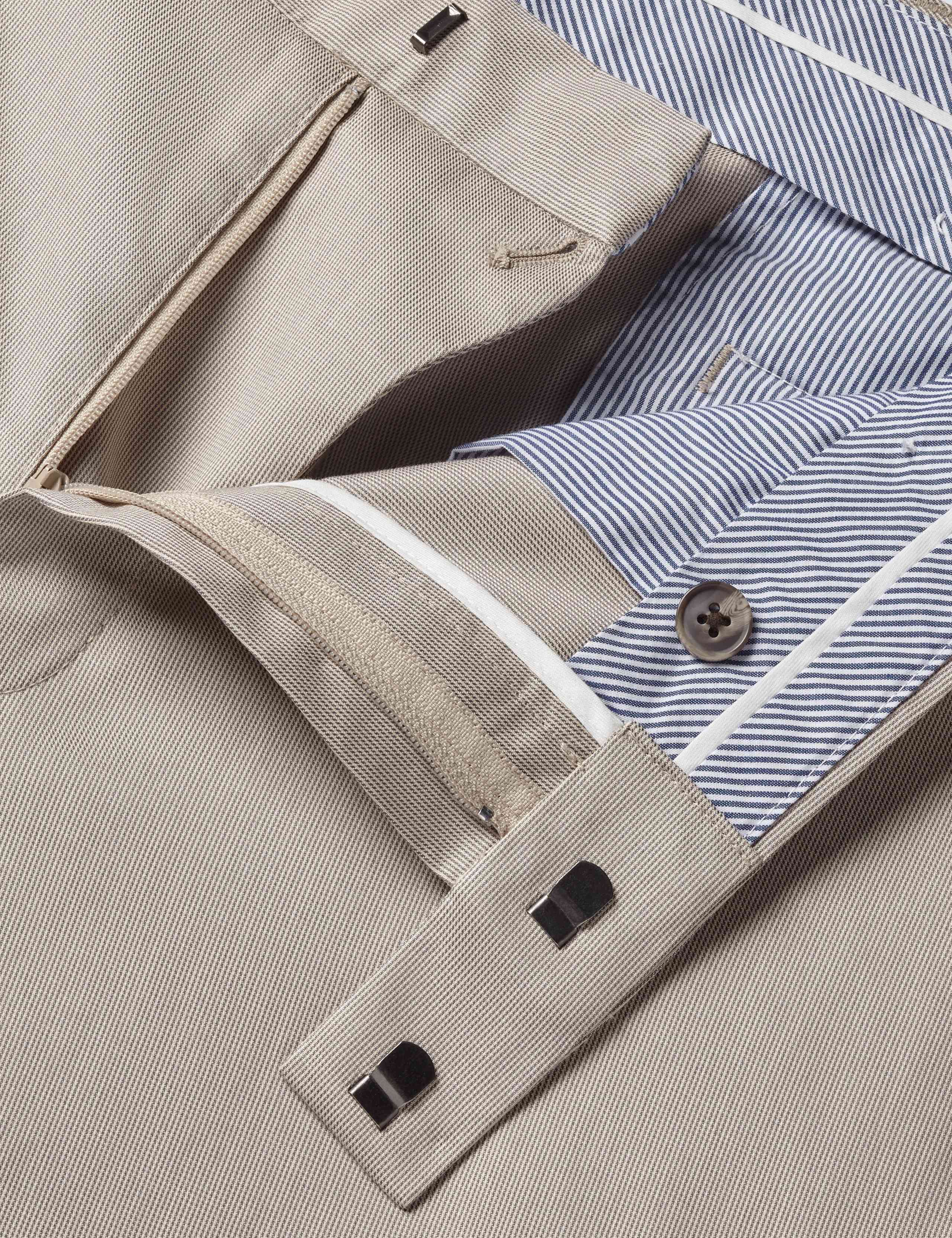 Slim Fit Smart Textured Stretch Chinos 3 of 3