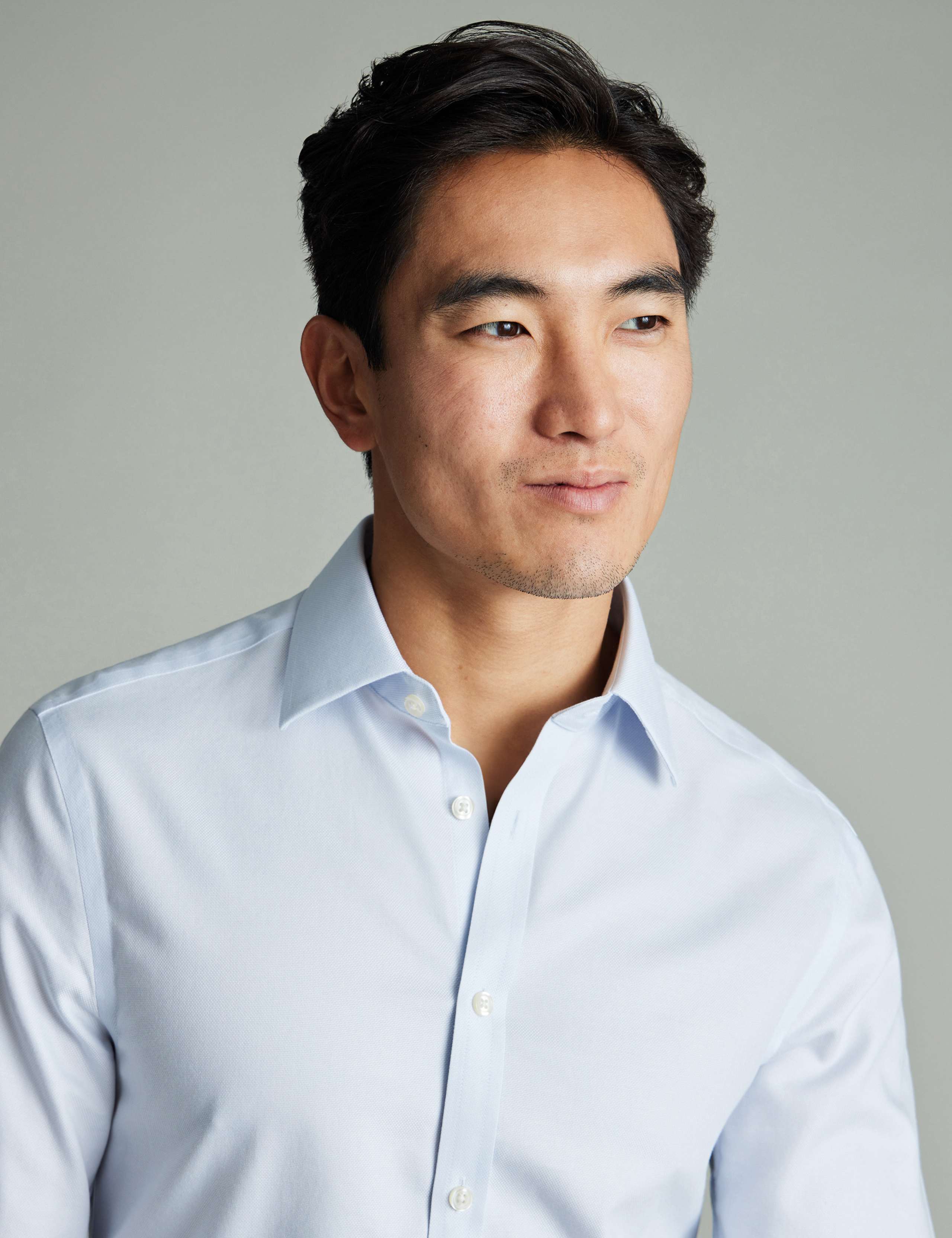 Slim Fit Non Iron Pure Cotton Oxford Shirt 2 of 4