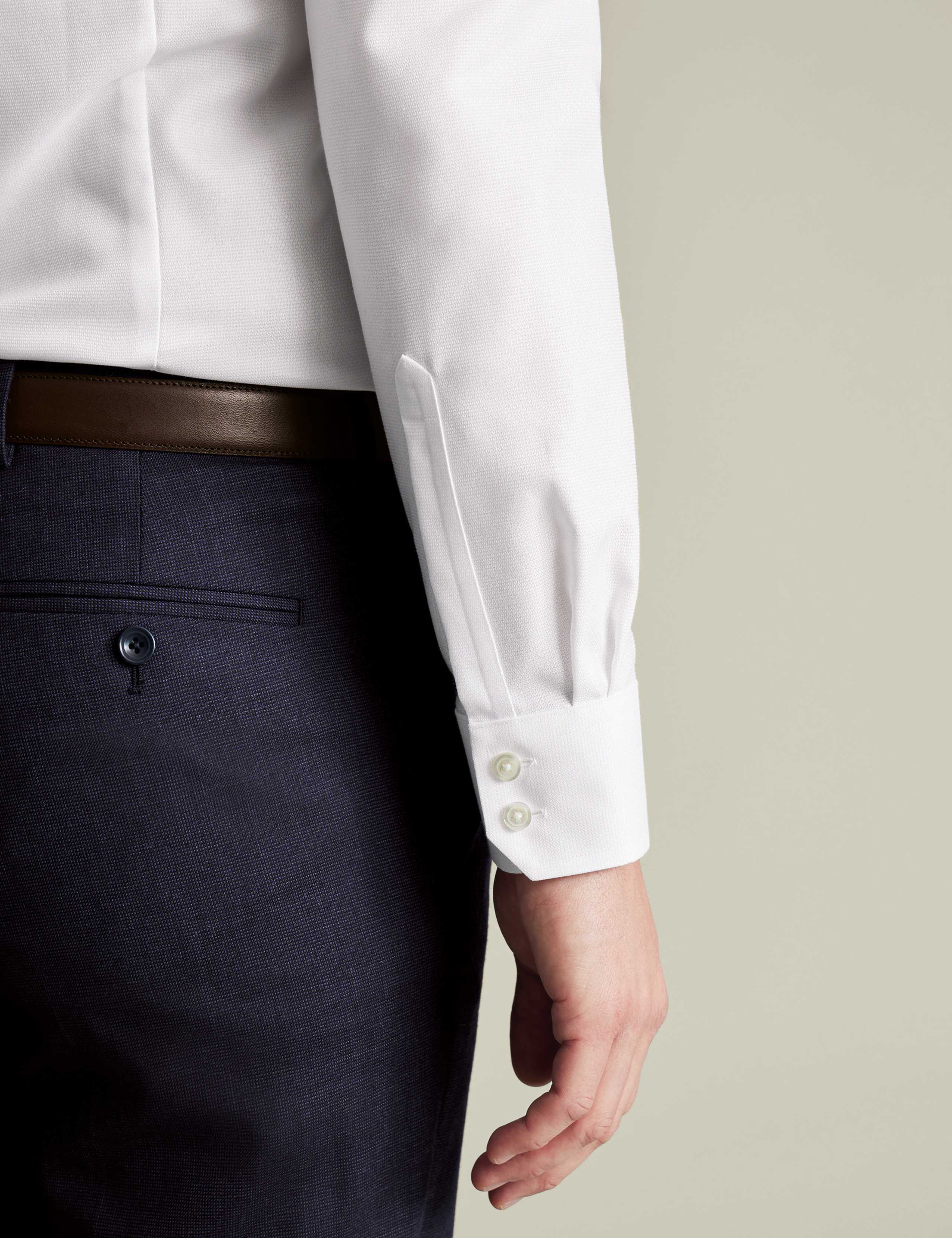 Slim Fit Easy Iron Pure Cotton Weave Shirt 4 of 6