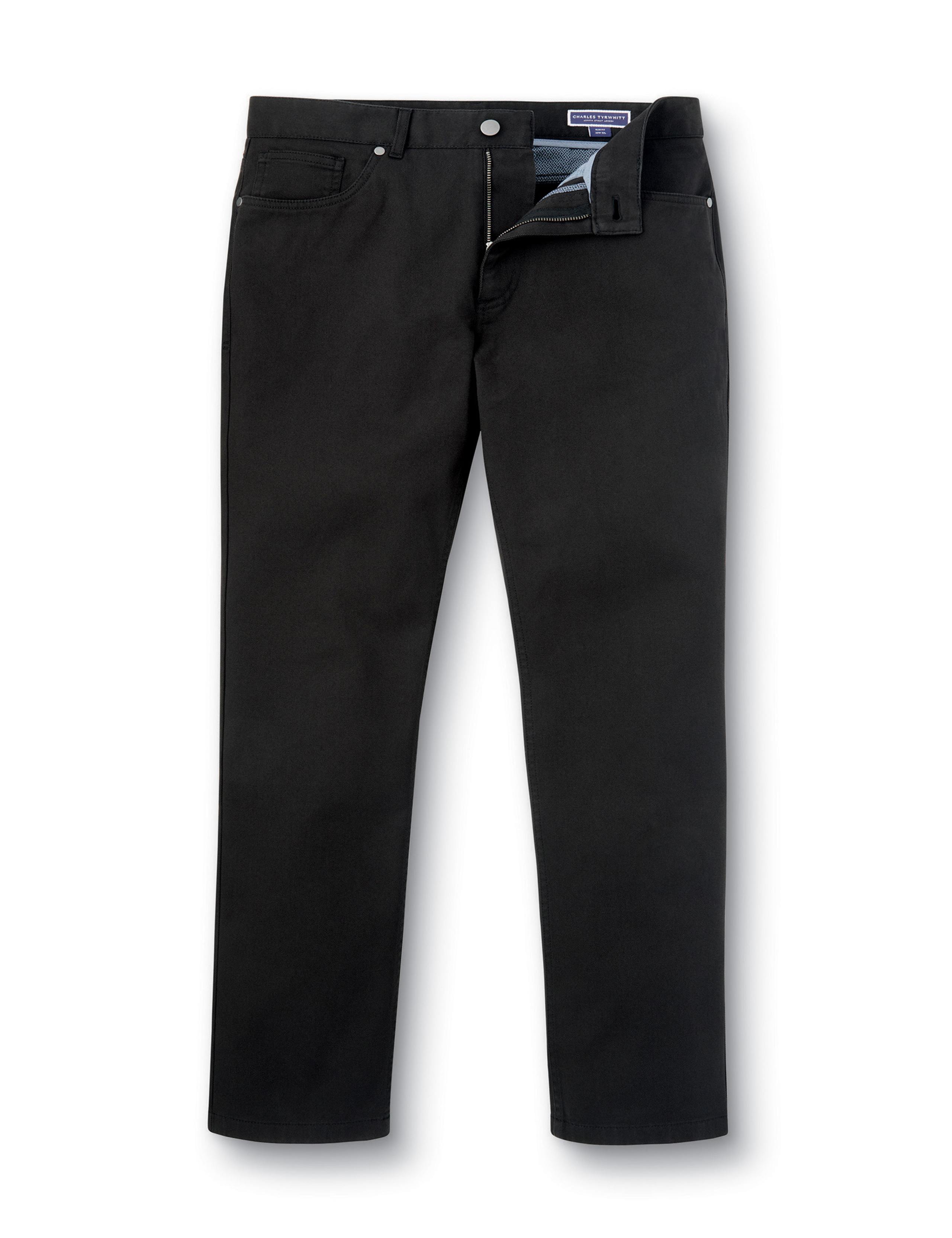 Slim Fit Twill 5 Pocket Jeans 2 of 5