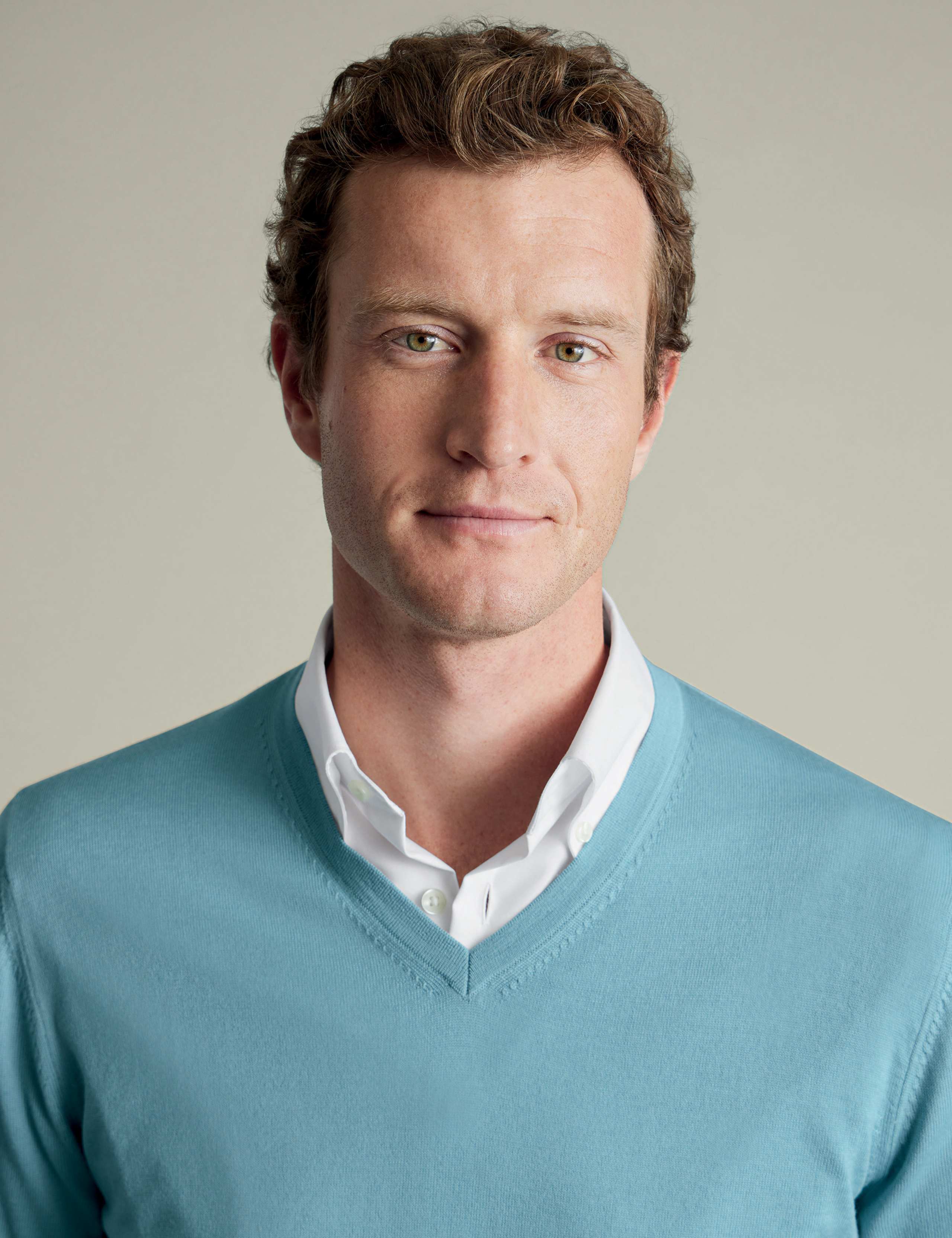 Pure Wool V-Neck Jumper 3 of 5