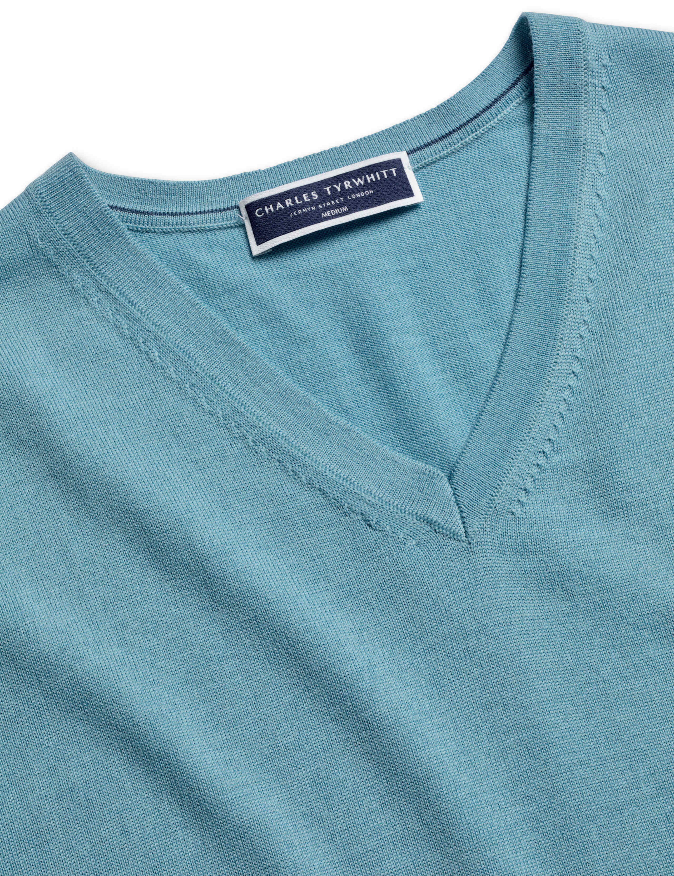 Pure Wool V-Neck Jumper 4 of 5