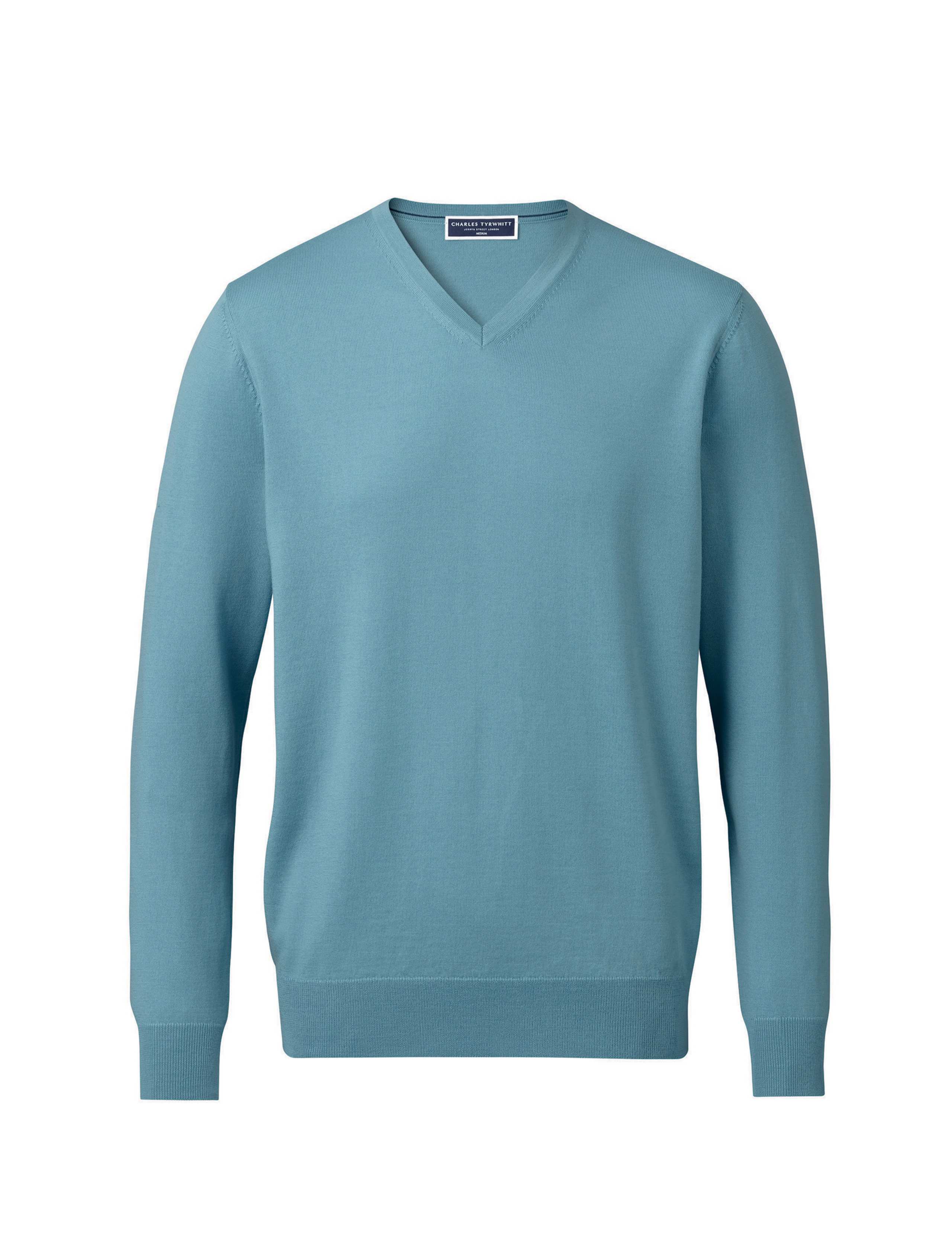 Pure Wool V-Neck Jumper 2 of 5