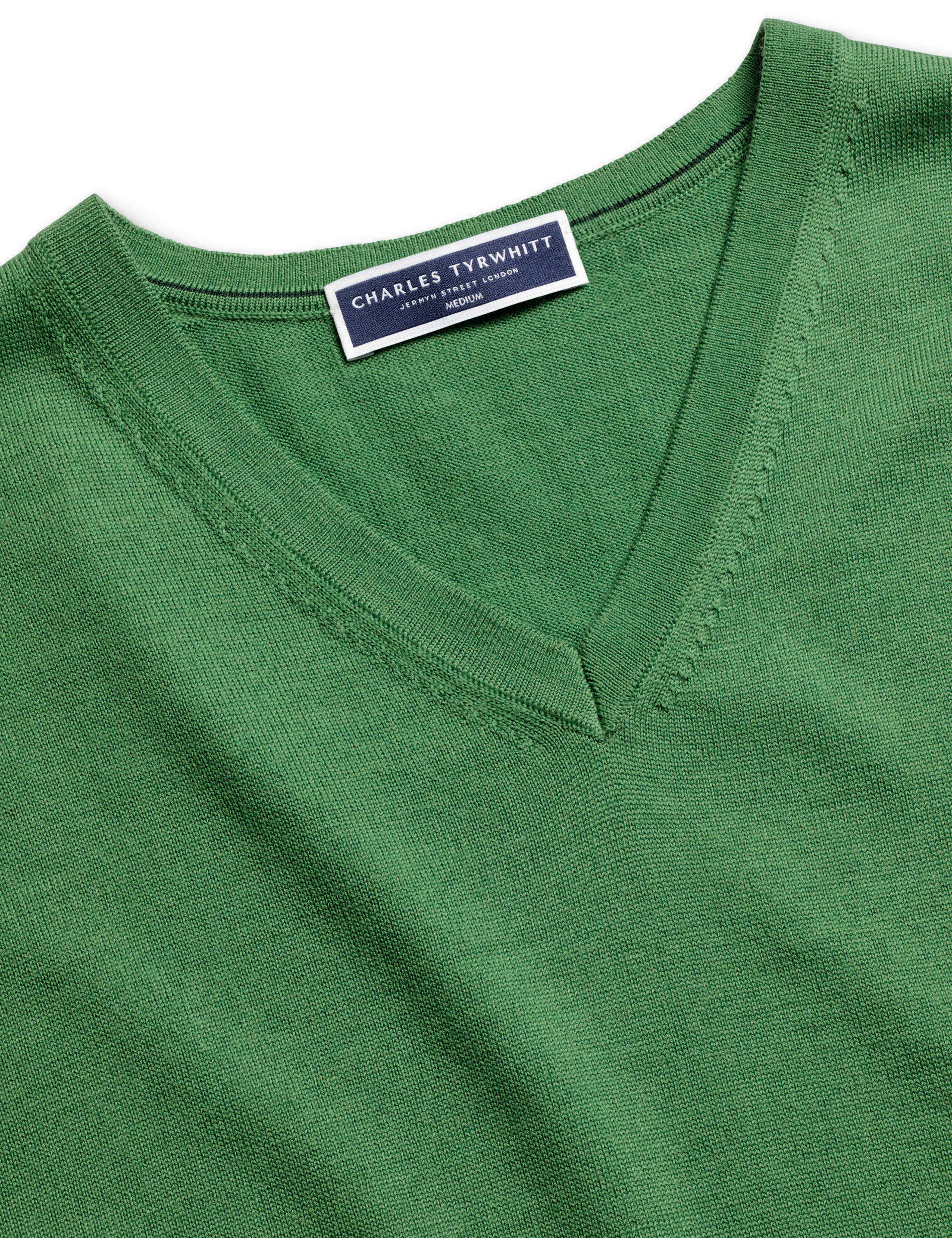 Pure Wool V-Neck Jumper 4 of 5