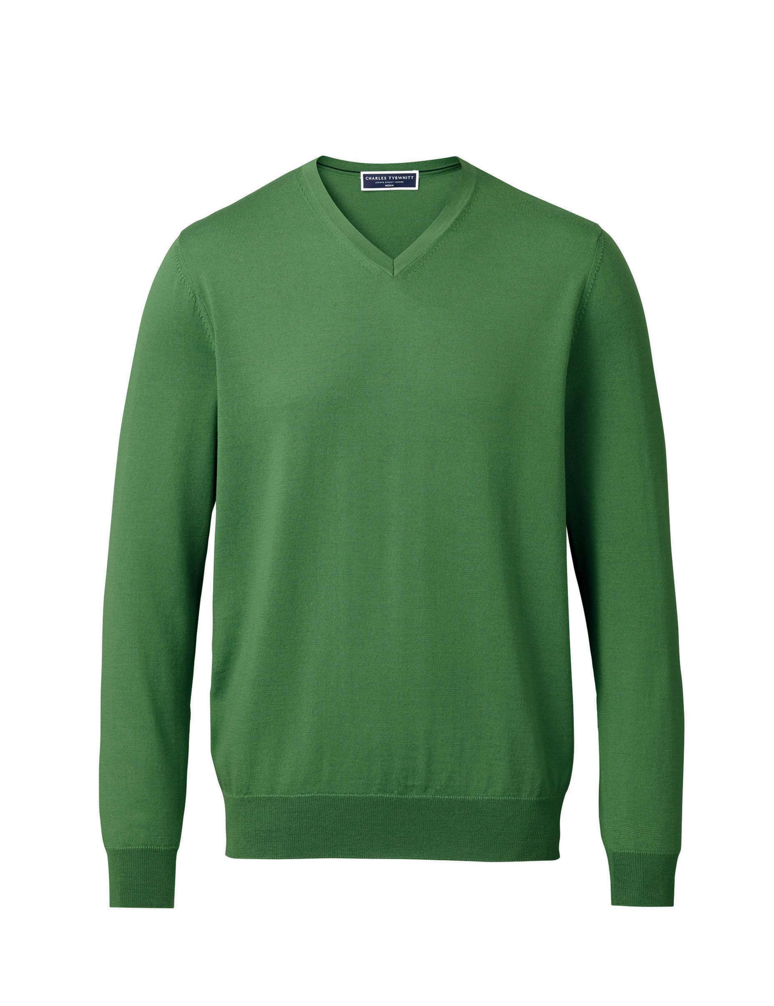 Pure Wool V-Neck Jumper 2 of 5