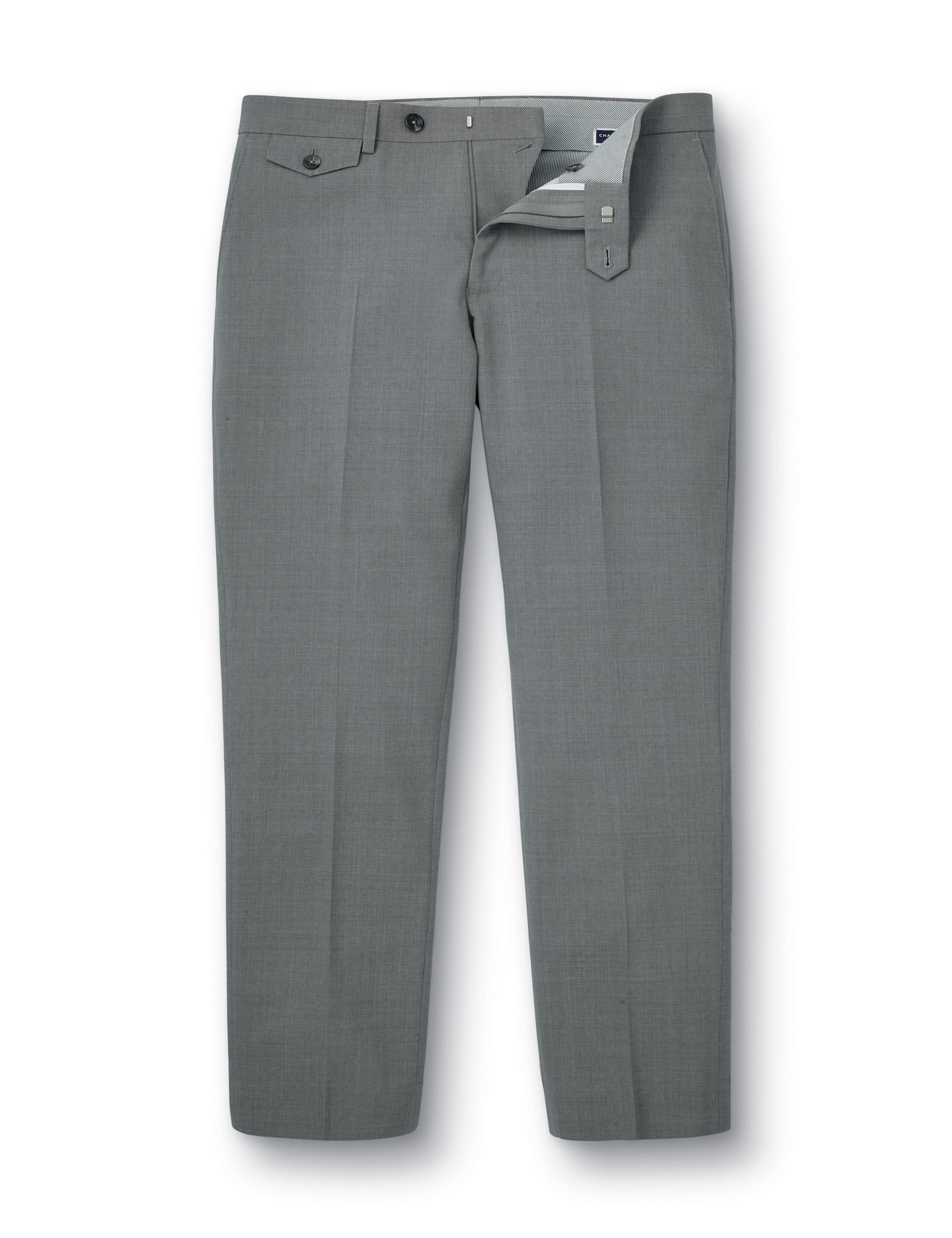 Regular Fit Wool Rich Stretch Suit Trousers 2 of 6