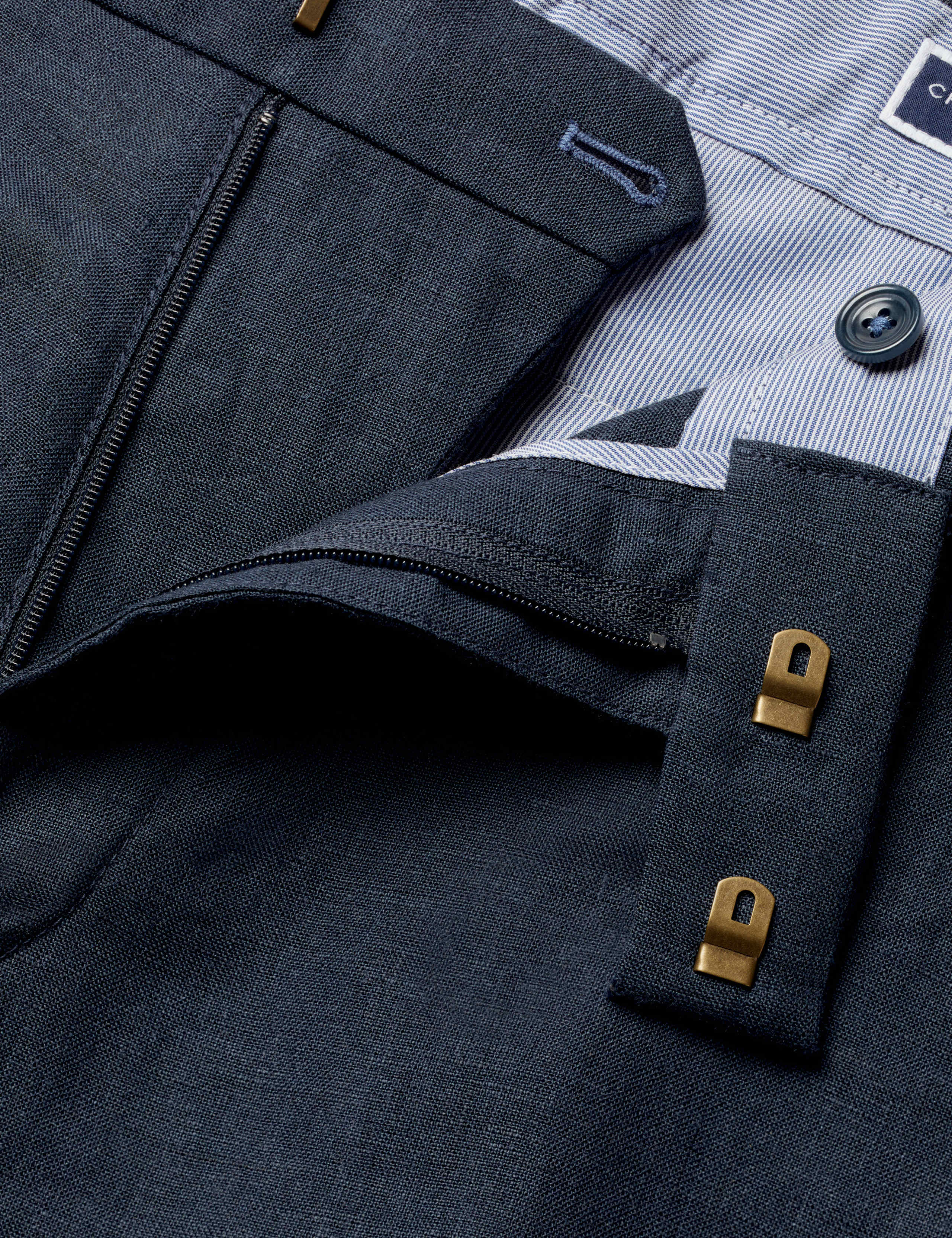 Pure Linen Flat Front Shorts 5 of 5