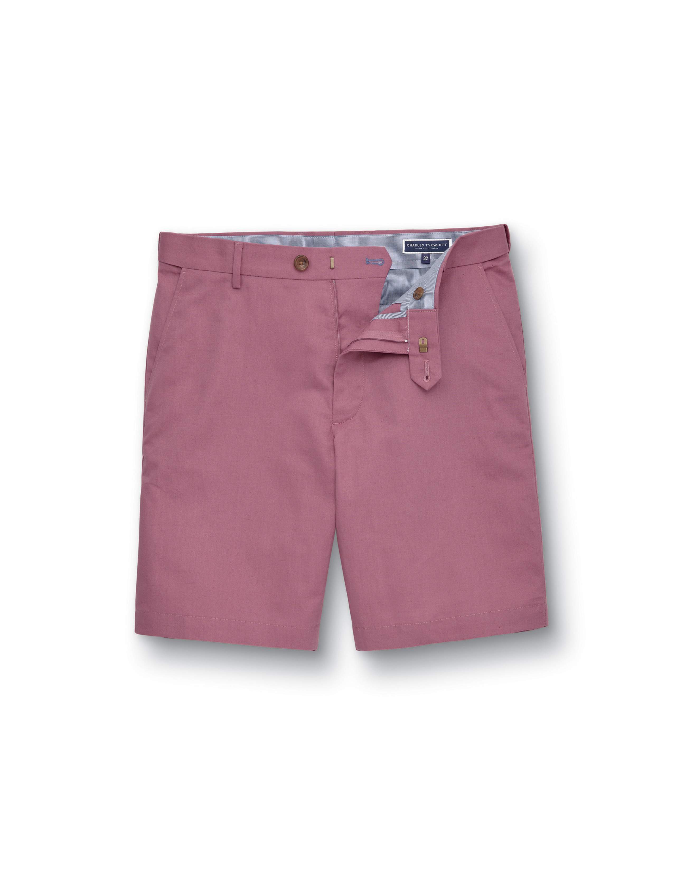 Linen Blend Flat Front Shorts 2 of 5