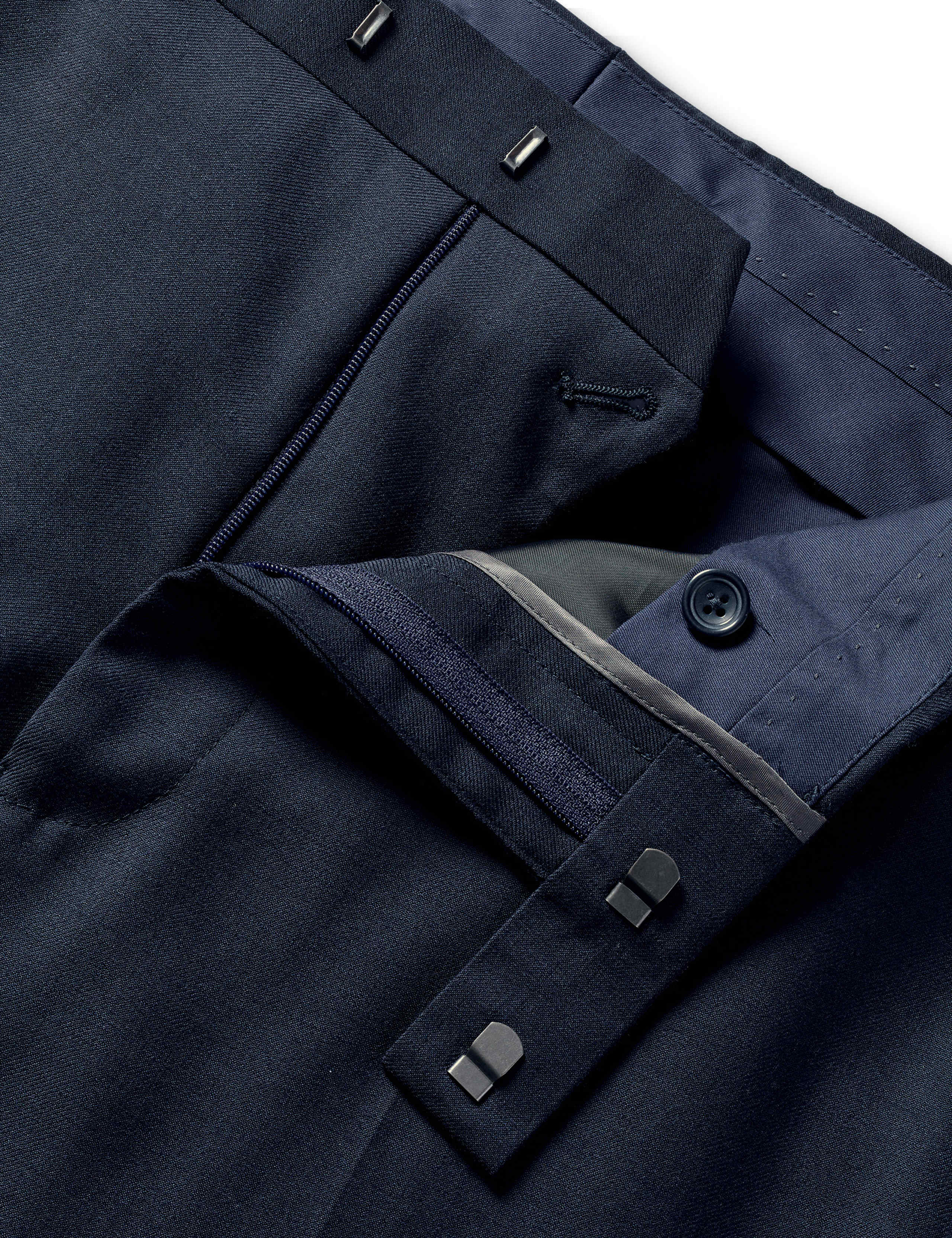 Regular Fit Pure Wool Suit Trousers 4 of 4